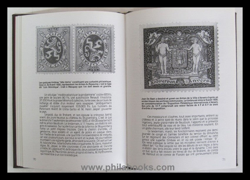 Gerard, J., Trésors du Patrimoine Philatélique Belge, undated (approx. 20...