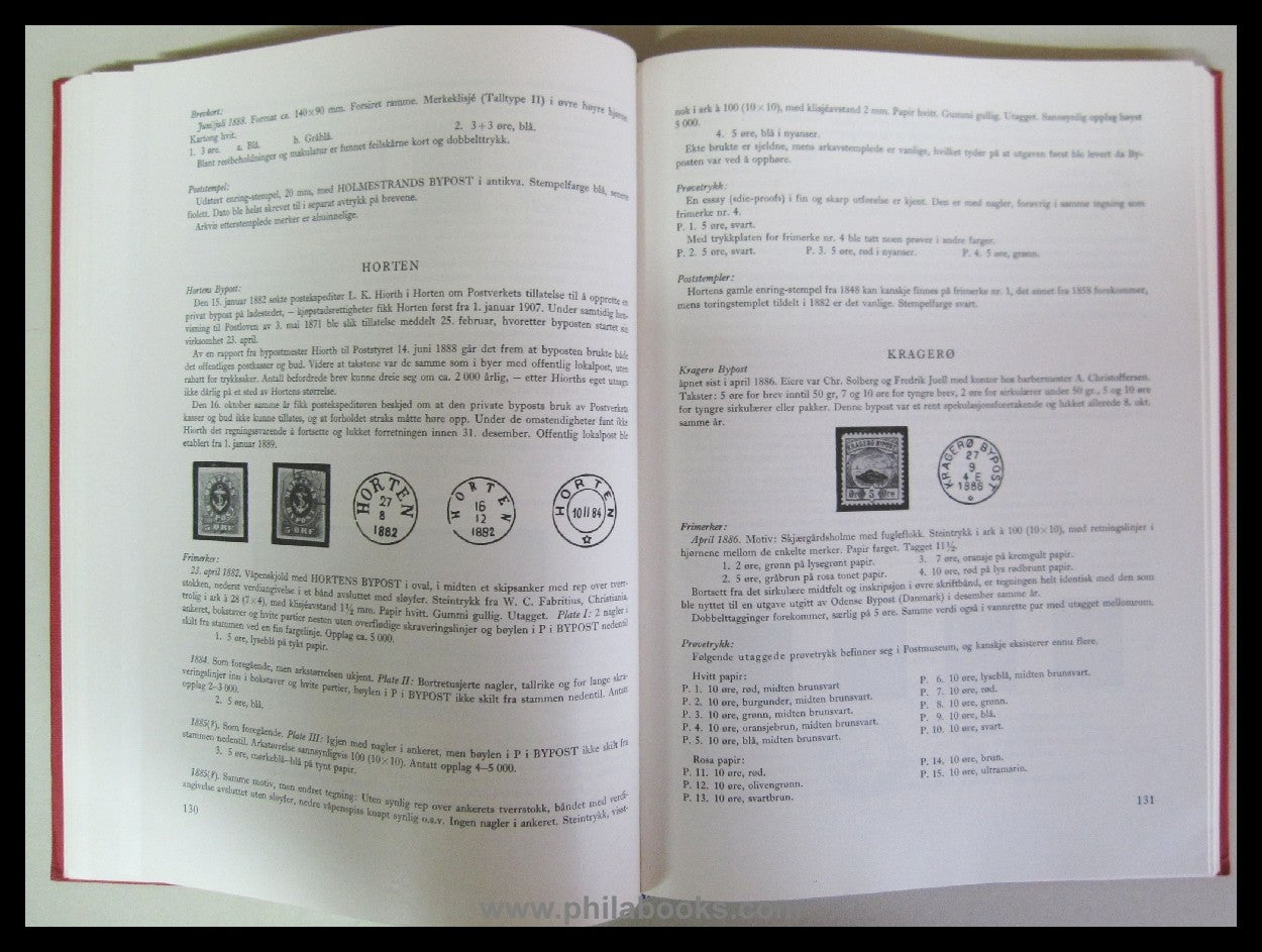 Norsk Filatelistforbund (Hrsg.), Handbok over Norske Filatelistika ...