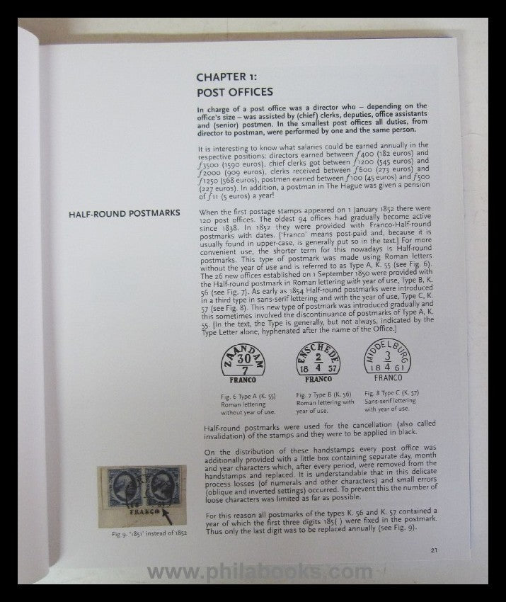 van Hussen, G.J.J.M.: Postal History of the Netherlands, The Issue ...