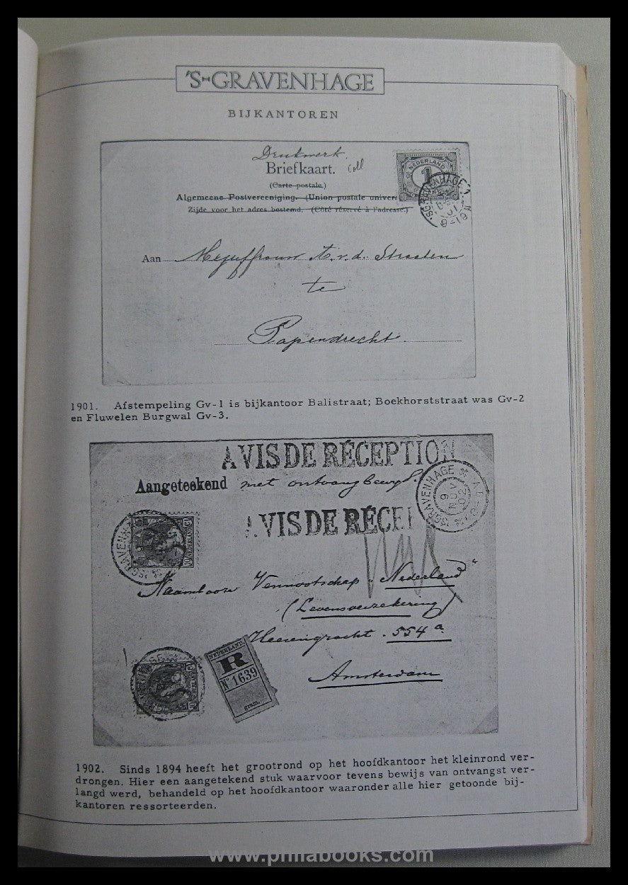 Muys, C., S' Gravenhage, Kopie seiner postgeschichtlichen Sammlung ...