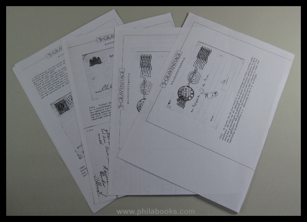Muys, C., S' Gravenhage, Kopie seiner postgeschichtlichen Sammlung ...