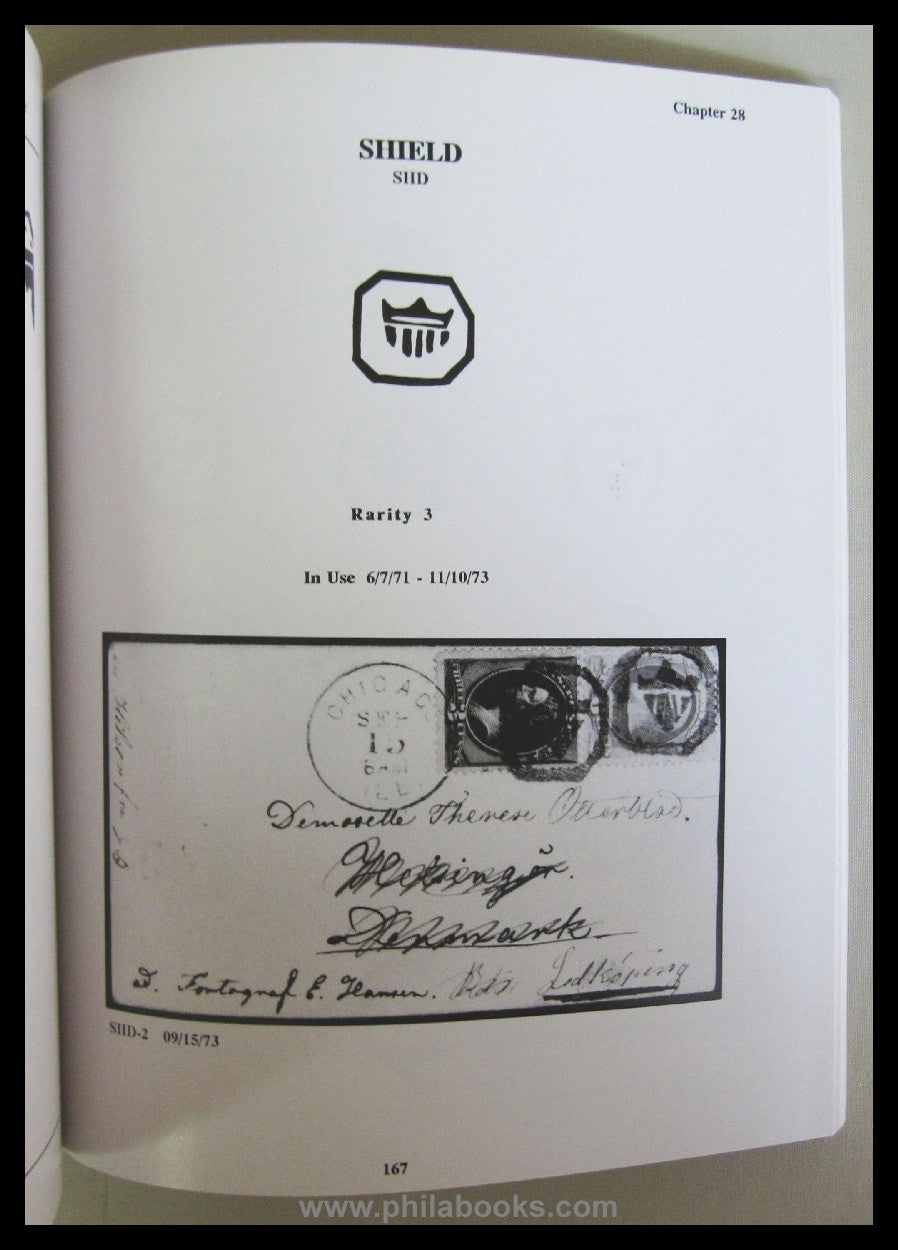 Berg, PK, Chicago Blue Postal Markings, 1870 - 1877, 1992, Stem...