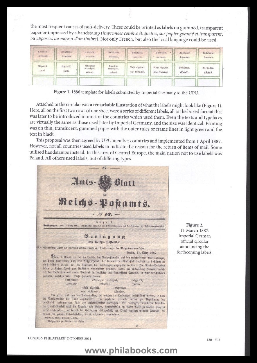 Muir, D., Return to Sender!, The 'Retour' Etiquettes of Central Eu ...