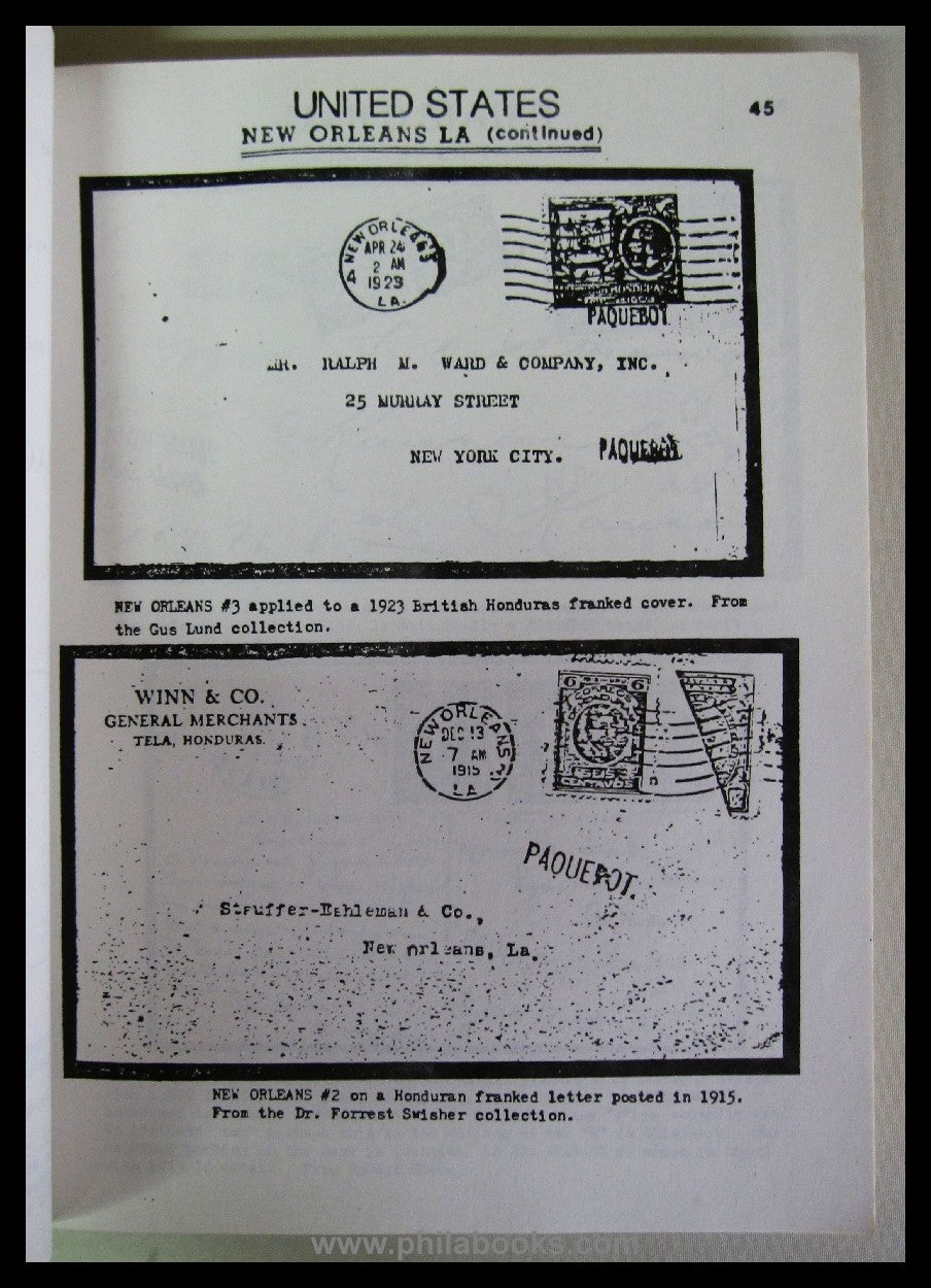Lund, G. J., The Paquebot Marks of the Americas, Raven Press, Oreg ...