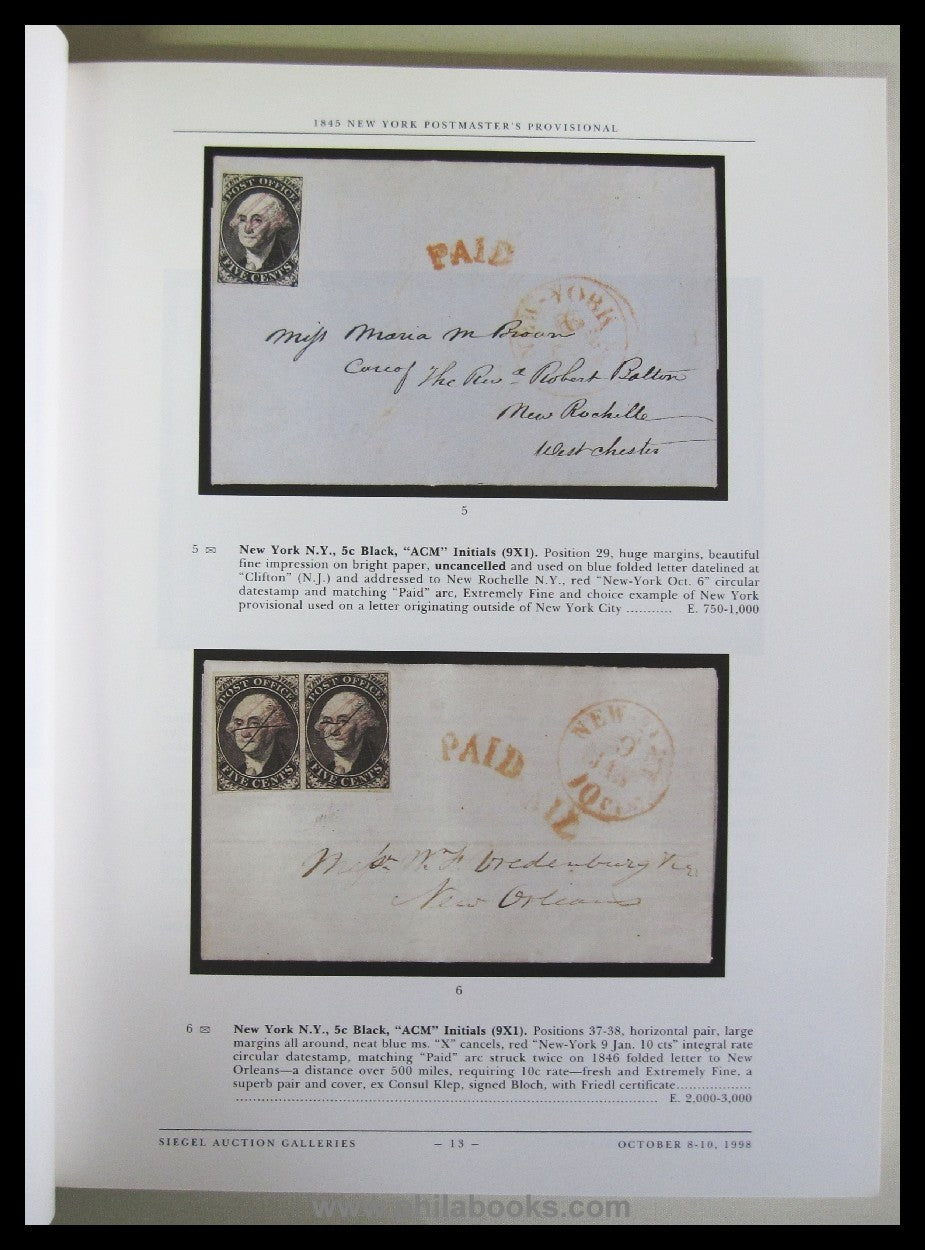 seal, auction, 1998-10 'Zoellner'