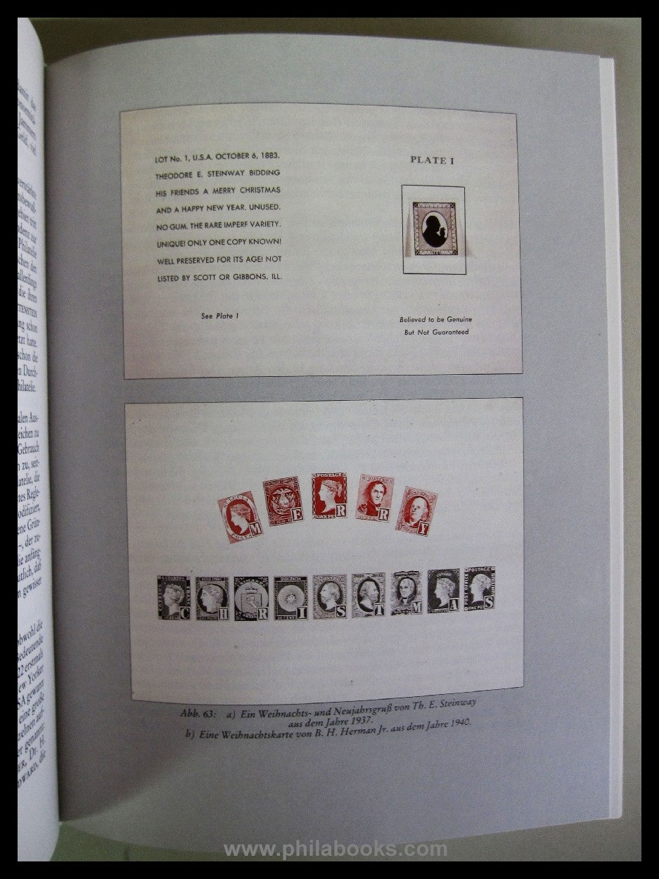 Brühl, Prof. Dr. Richard, Geschichte der Philatelie, 1985, Standar ...