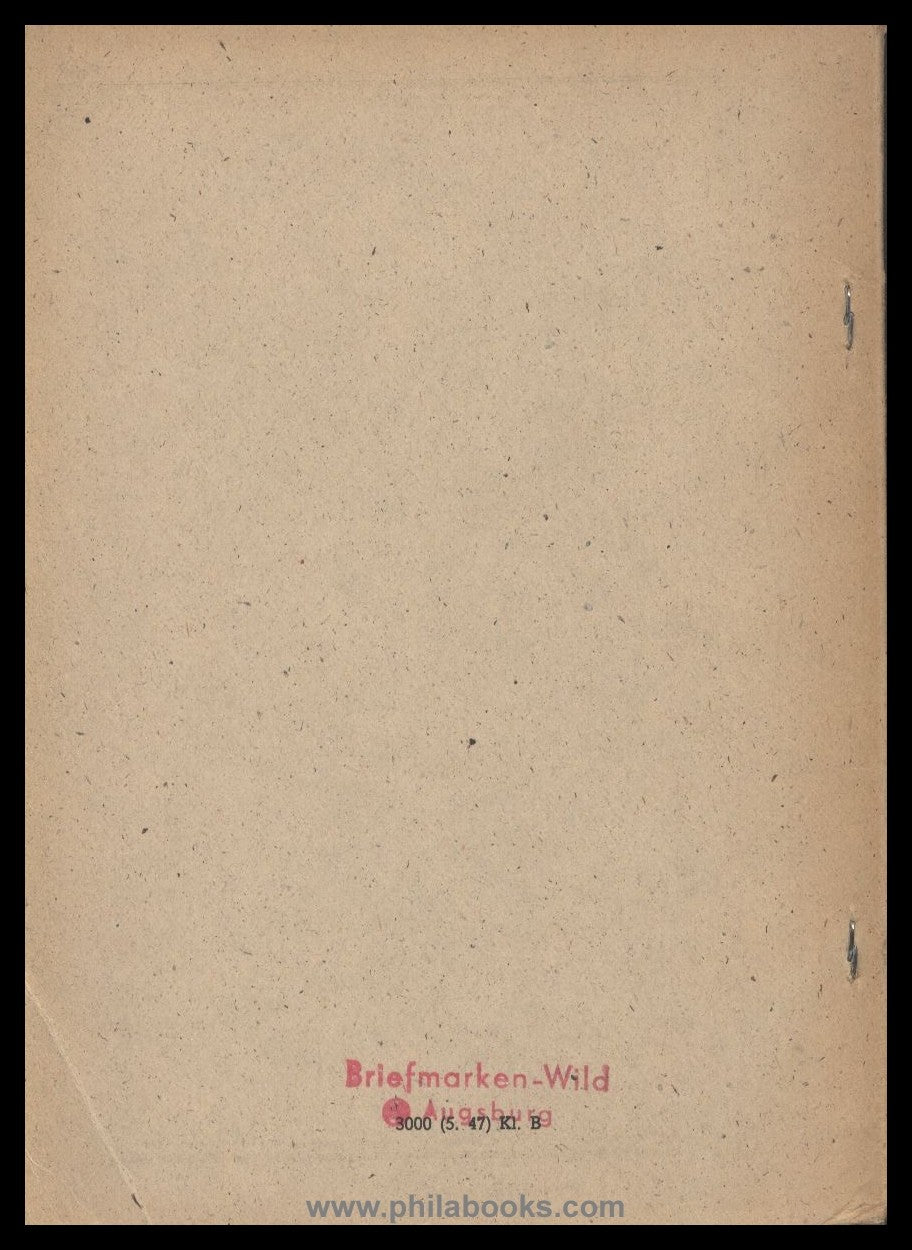 von der Wülbecke, M., Handbuch der deutschen Zonenmarken 1945-46,  ...