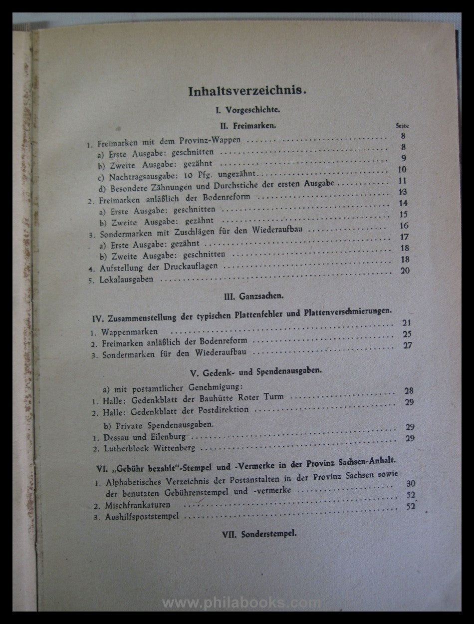 Bauhütte Roter Turm (Hrsg.), Die Postwertzeichen der Provinz Sachs ...