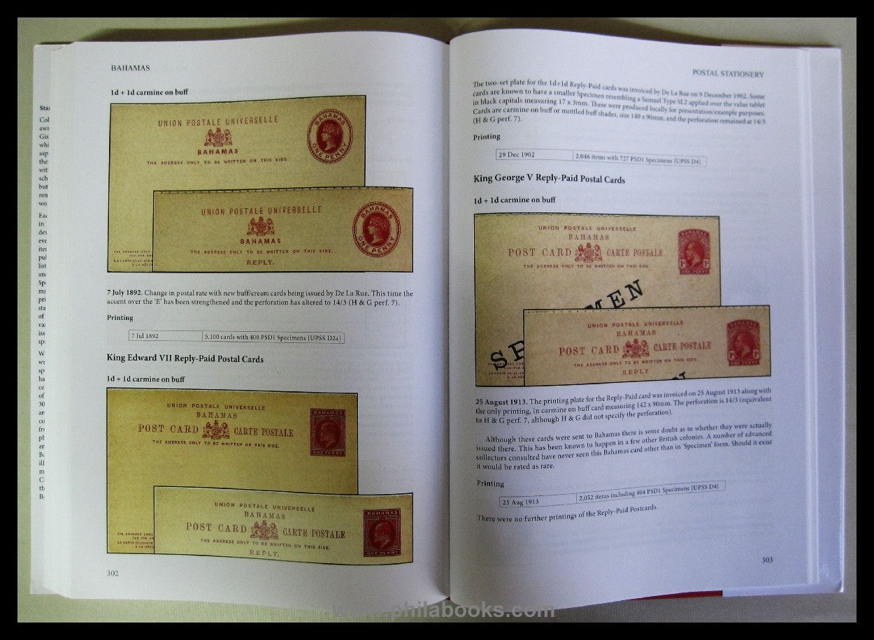 Fernbank, P., Bahamas, Stamps and Postal Stationery to 1970, Royal ...
