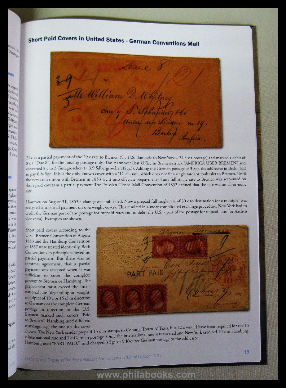 DASV, Deutscher Altbriefsammler-Verein, e.V., Group Display at The ...