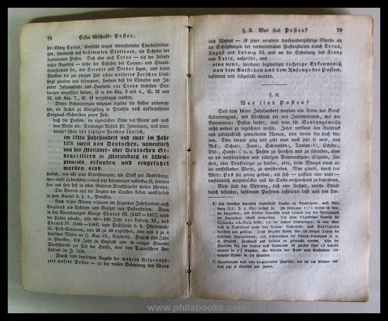 Matthias, Wilhelm Heinrich: About posts and post shelves, with hints ...
