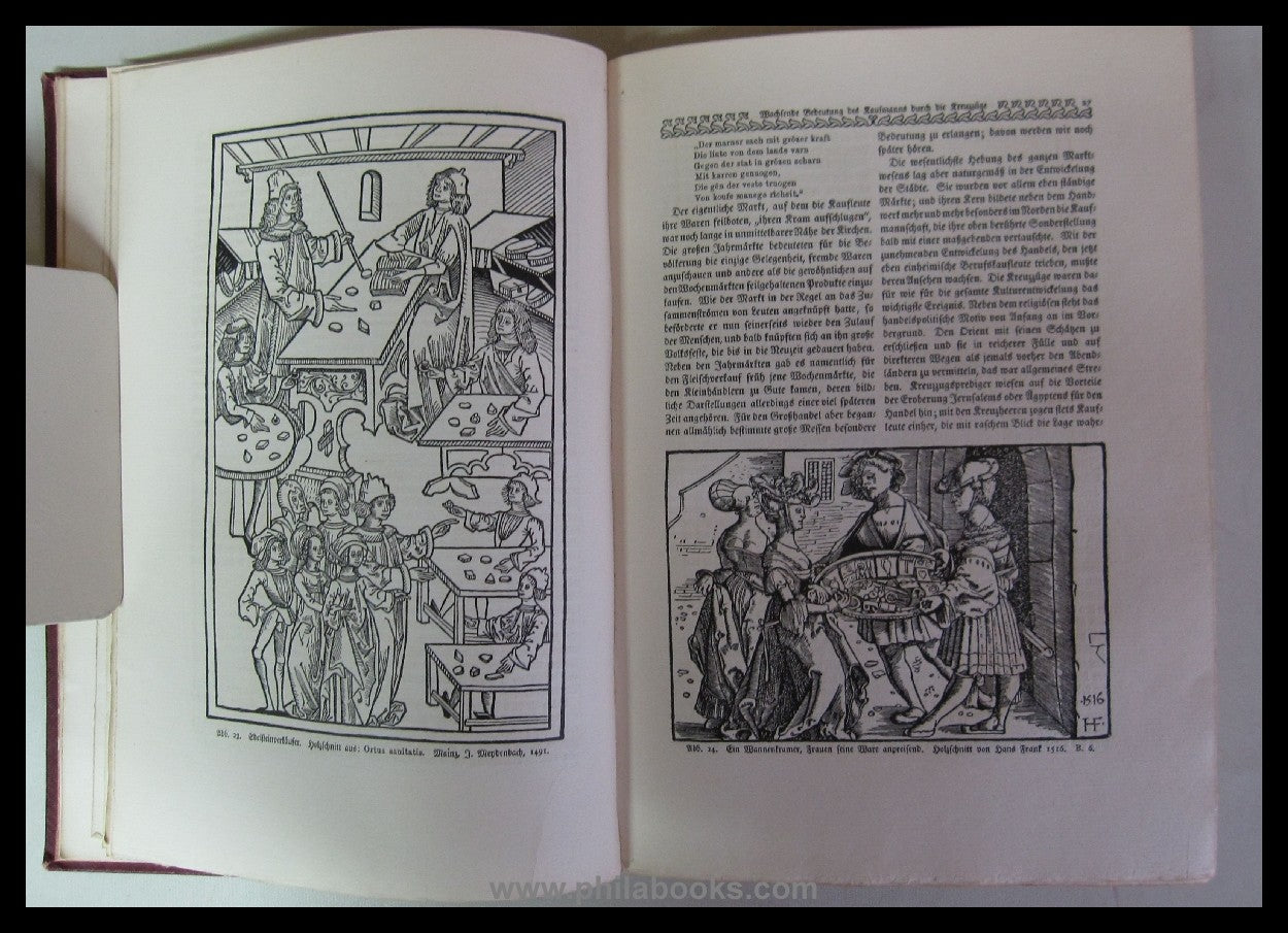 Steinhausen, G., The merchant in the German past, Leip ...
