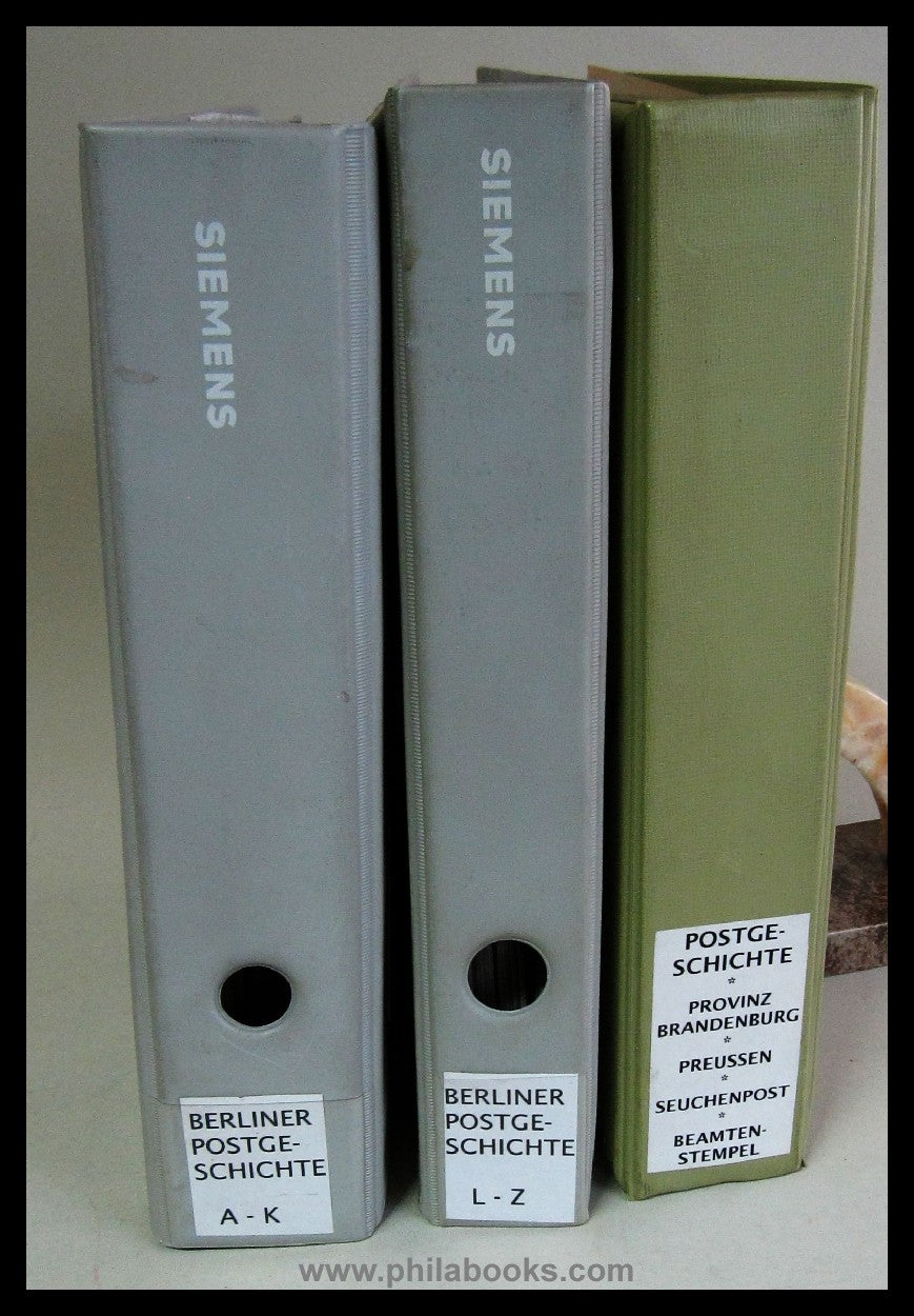 Hintze archive, here 3 folders with collector's documents on the classic ...