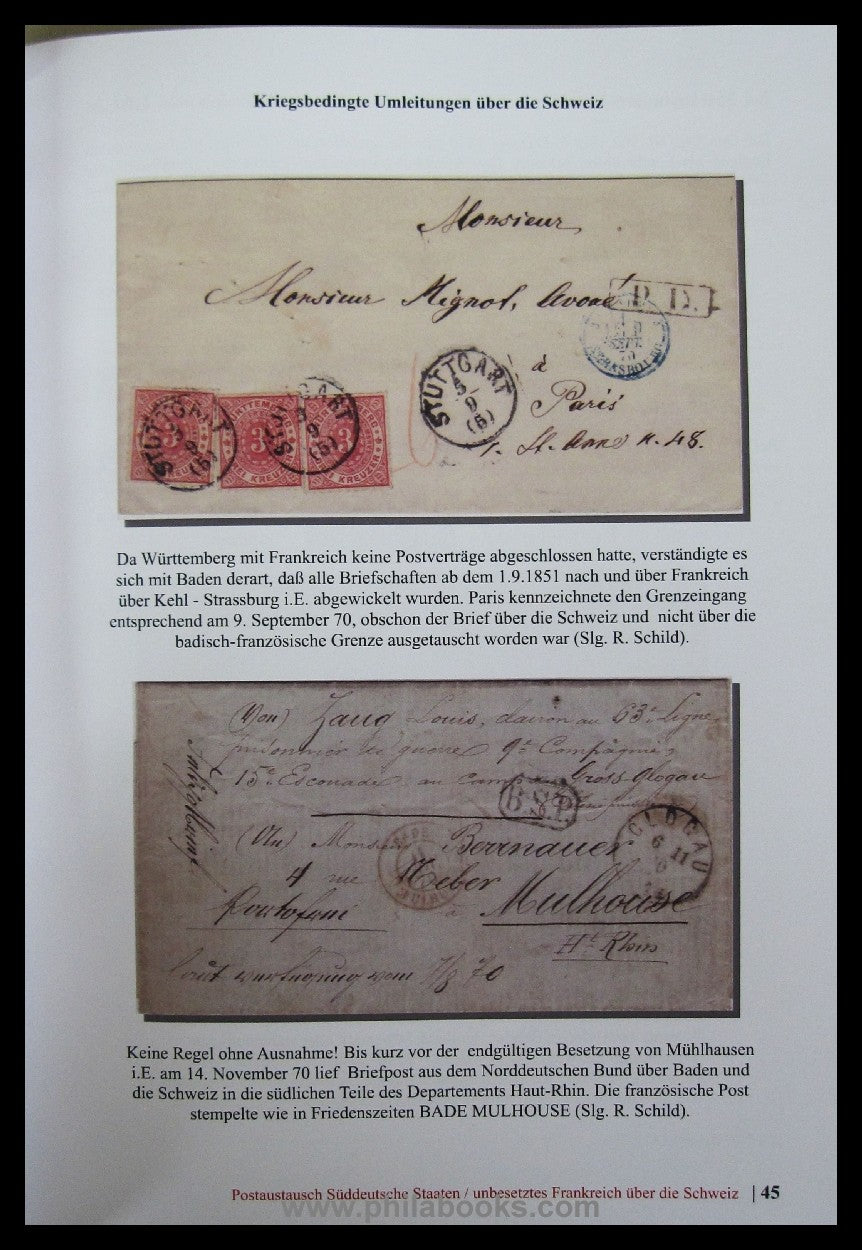 Schild, R., 1870/71, Witnesses to a superfluous war, letter post...