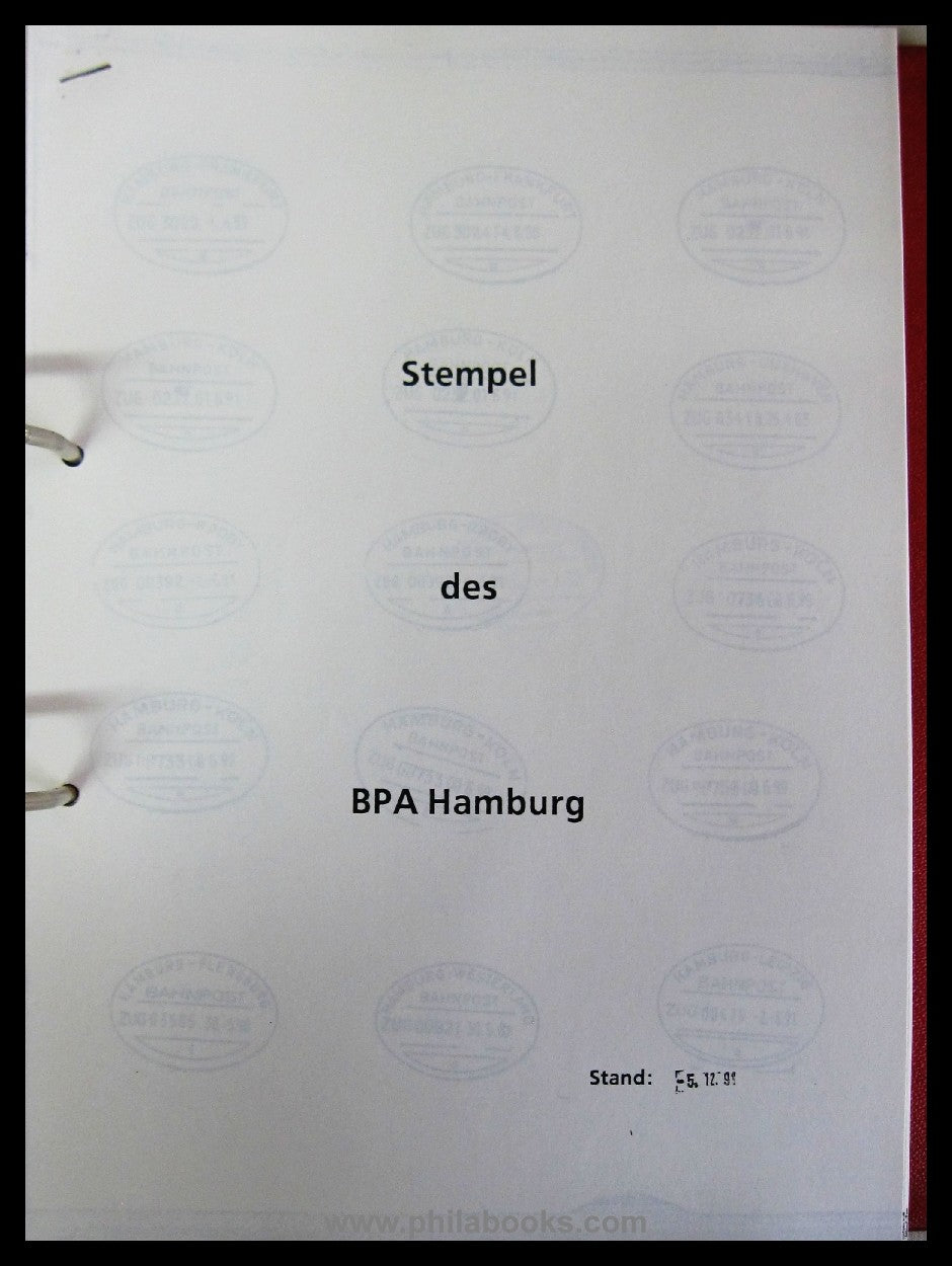 Ein Leitz-Odner mit Kopien von Unterlagen die Bahnpost von Schlesw ...