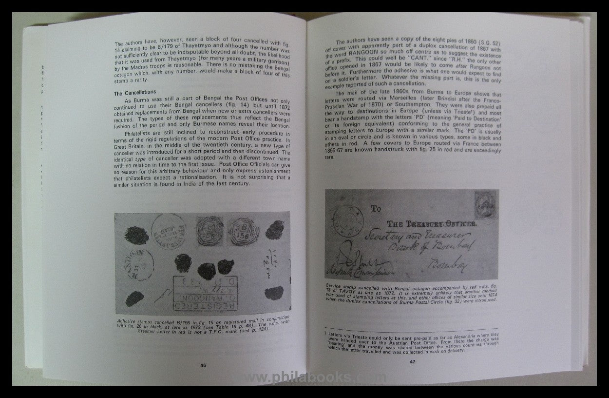 Davis/Martin, Burma - Postal History, Robson Lowe, 1971, 204 S., m ...