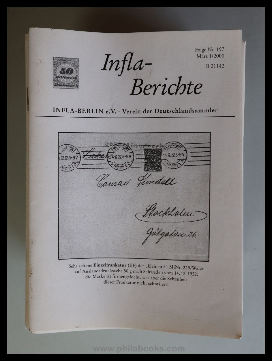 Infla Berichte Nr. 111 (September 1978) - Nr. 197 (März 2002) komp ...