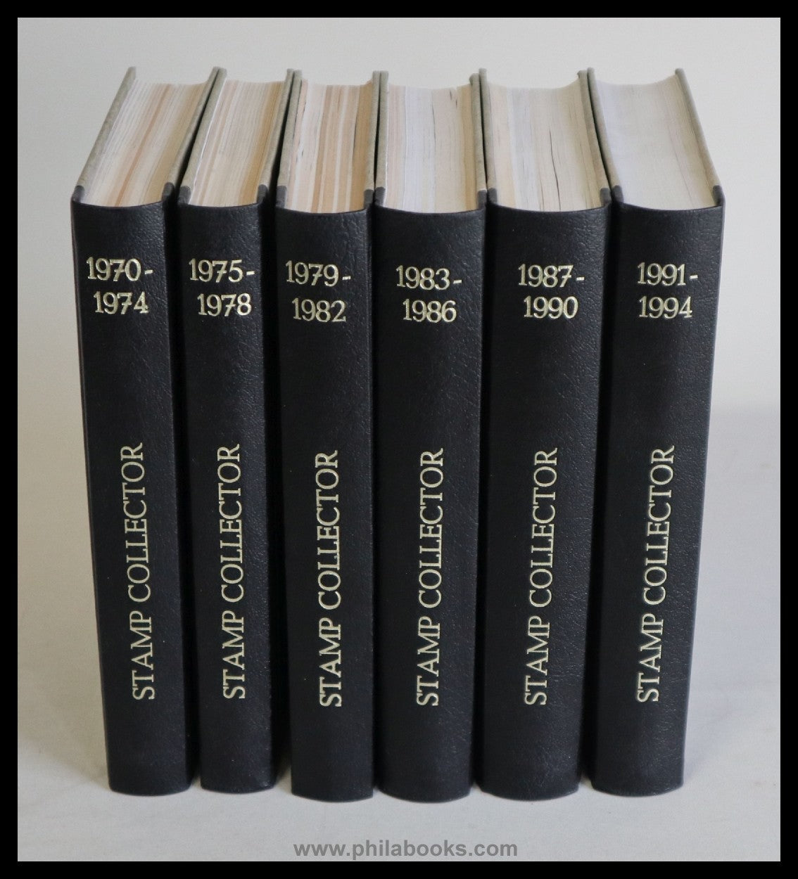 The New Zealand Stamp Collector 1975-1994 in 6 bestens privat gebu ...