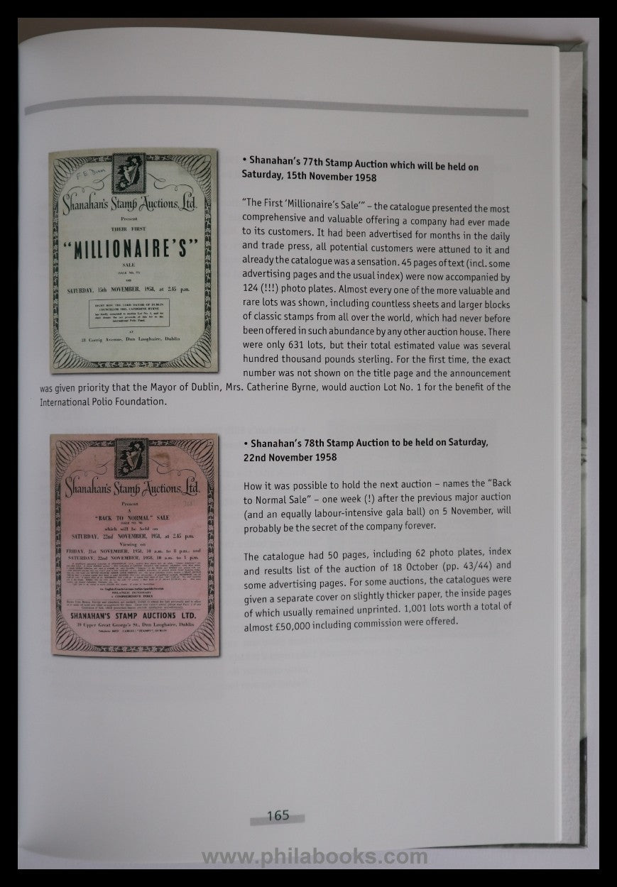 Maassen, W., Dr. Paul Singer &amp; the History of Shanahan Auctions. F...