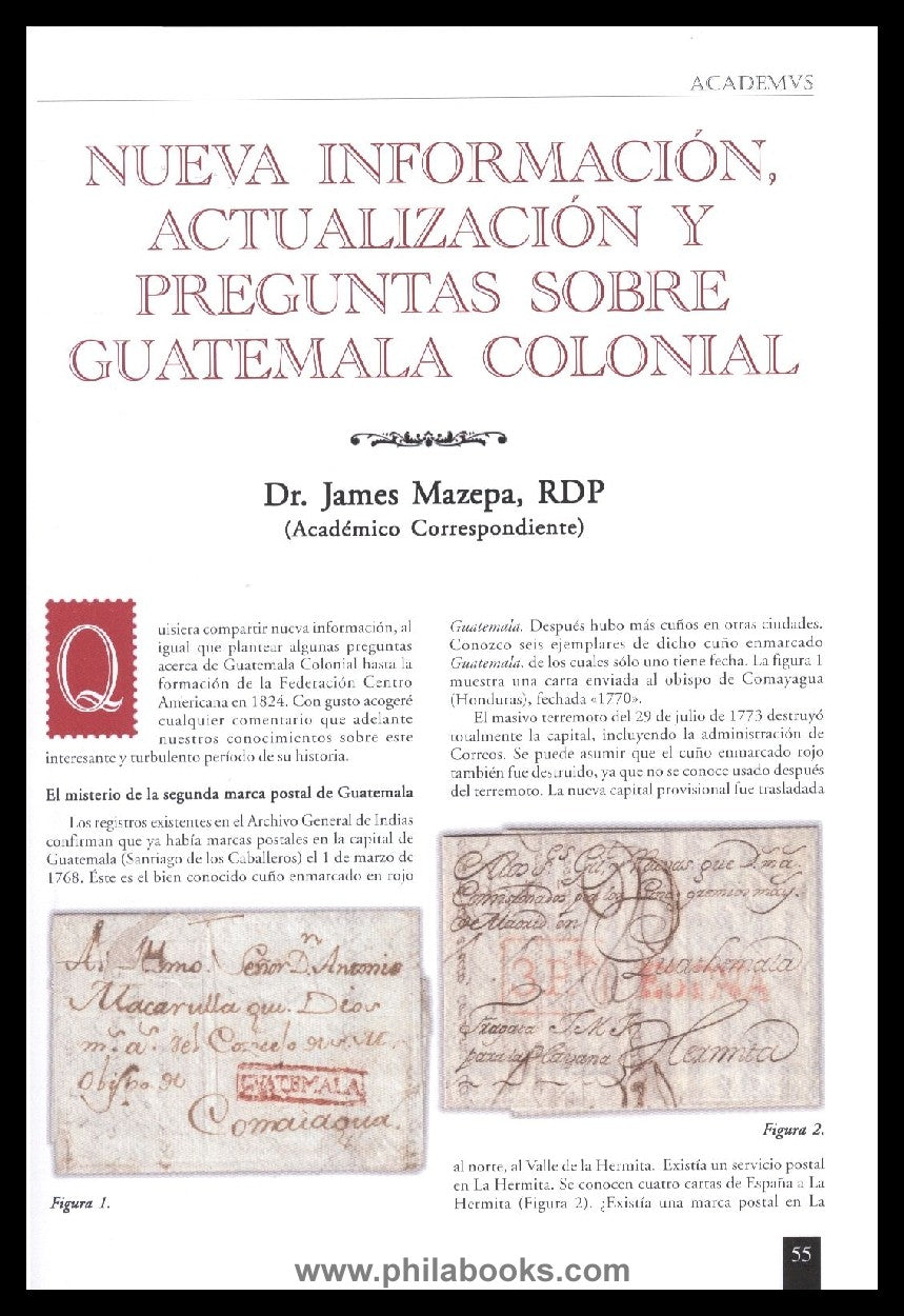 Academus, Real Academia Hispánica de Filatelia e Historia Postal,  ...