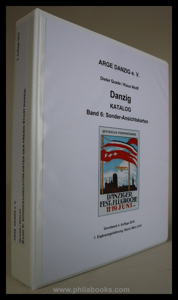 ArGe Danzig/ Klaus Woff/Dieter Quade Danzig Catalog Volume 6: Special ...
