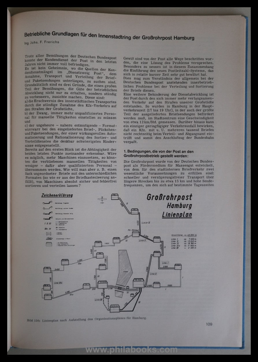 Heck/ Frerichs/ Eske, Die Hamburger Großrohrpost, Verlag für angew ...