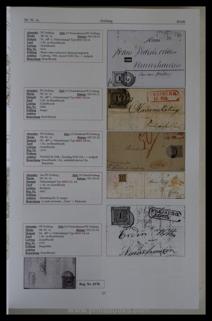 Brack, R., Großherzogtum Baden- Katalog der Briefmarken und Belege ...