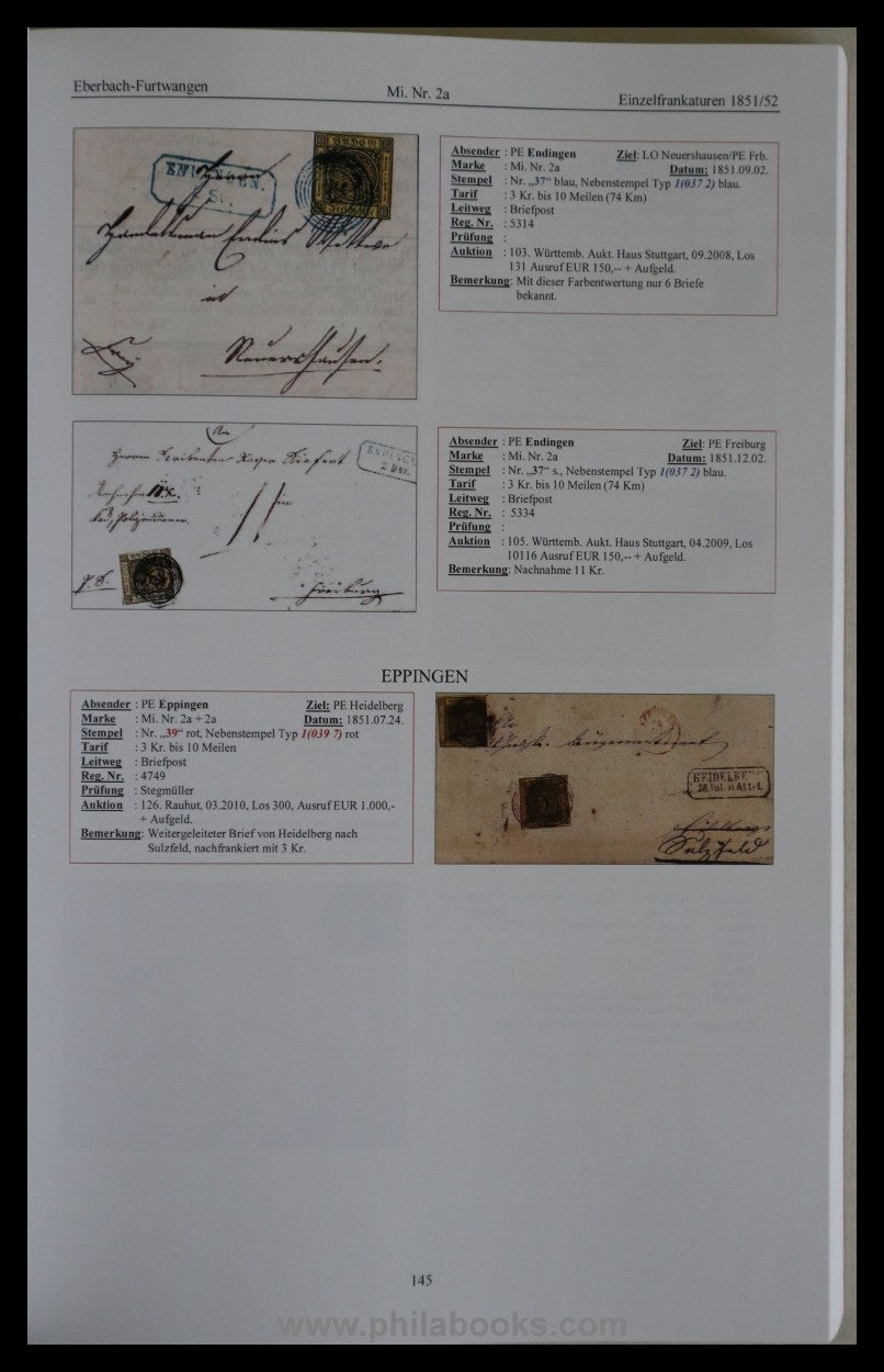 Brack, R., Großherzogtum Baden- Katalog der Briefmarken und Belege ...