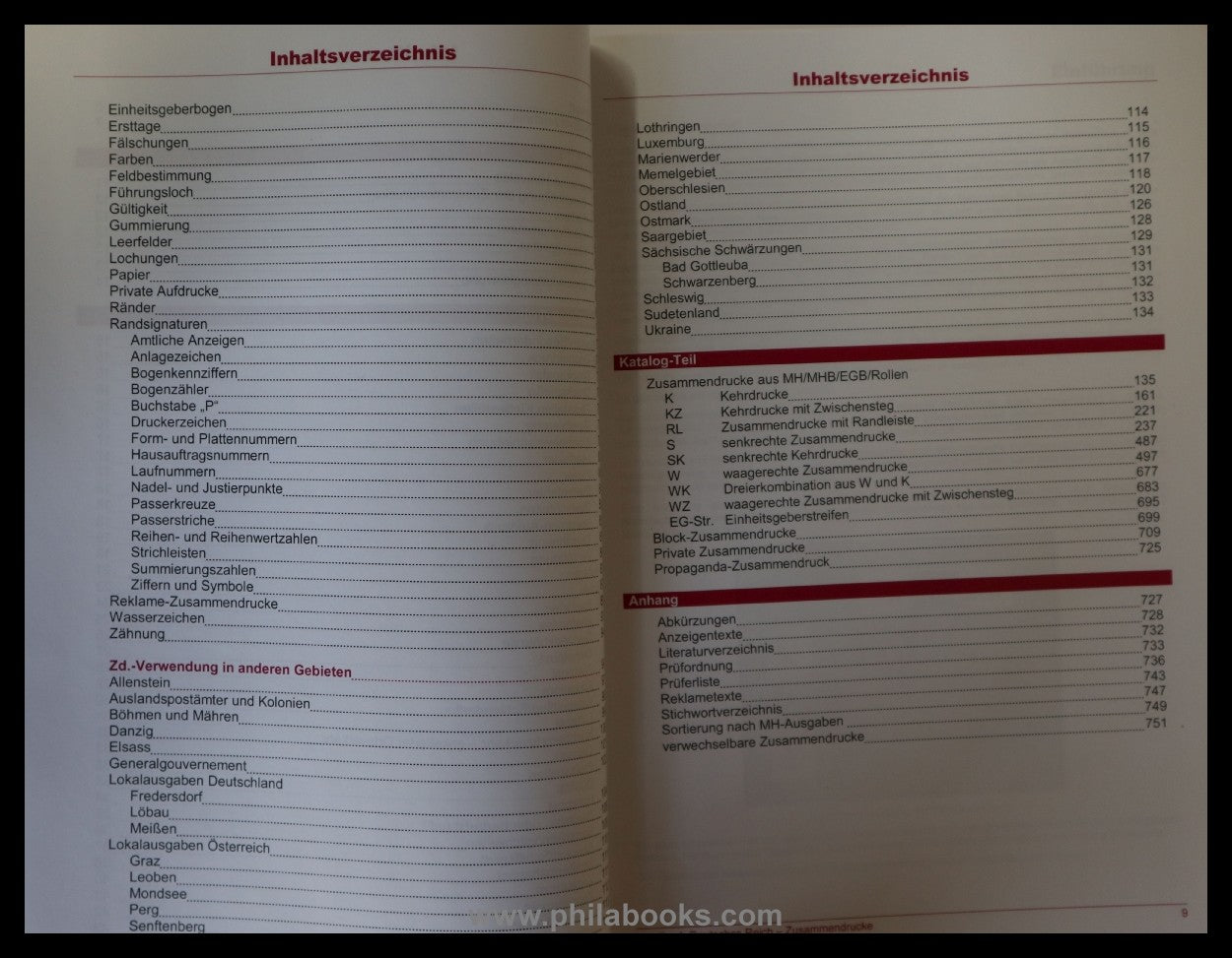 Hettinger, J., Deutsches Reich Zusammendrucke, Michel Handbuch, 1. ...