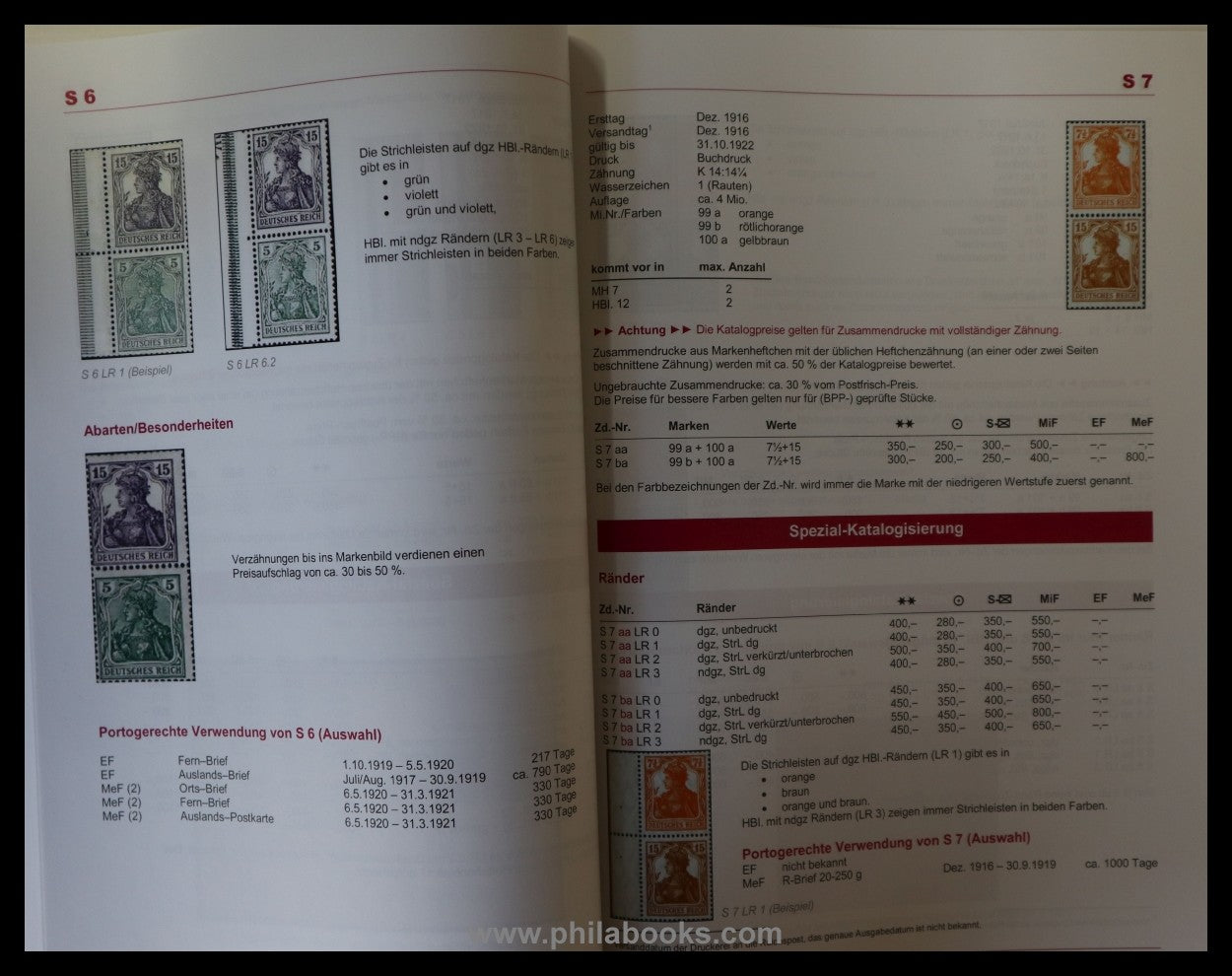 Hettinger, J., Deutsches Reich Zusammendrucke, Michel Handbuch, 1. ...