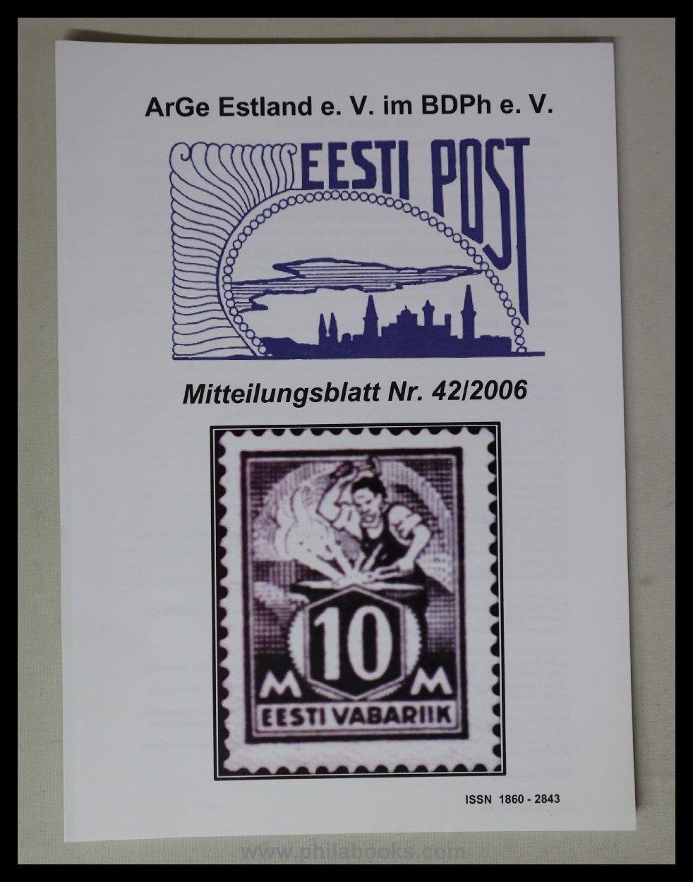 Eesti Post, newsletter of ArGe Estonia, here an almost complete ...