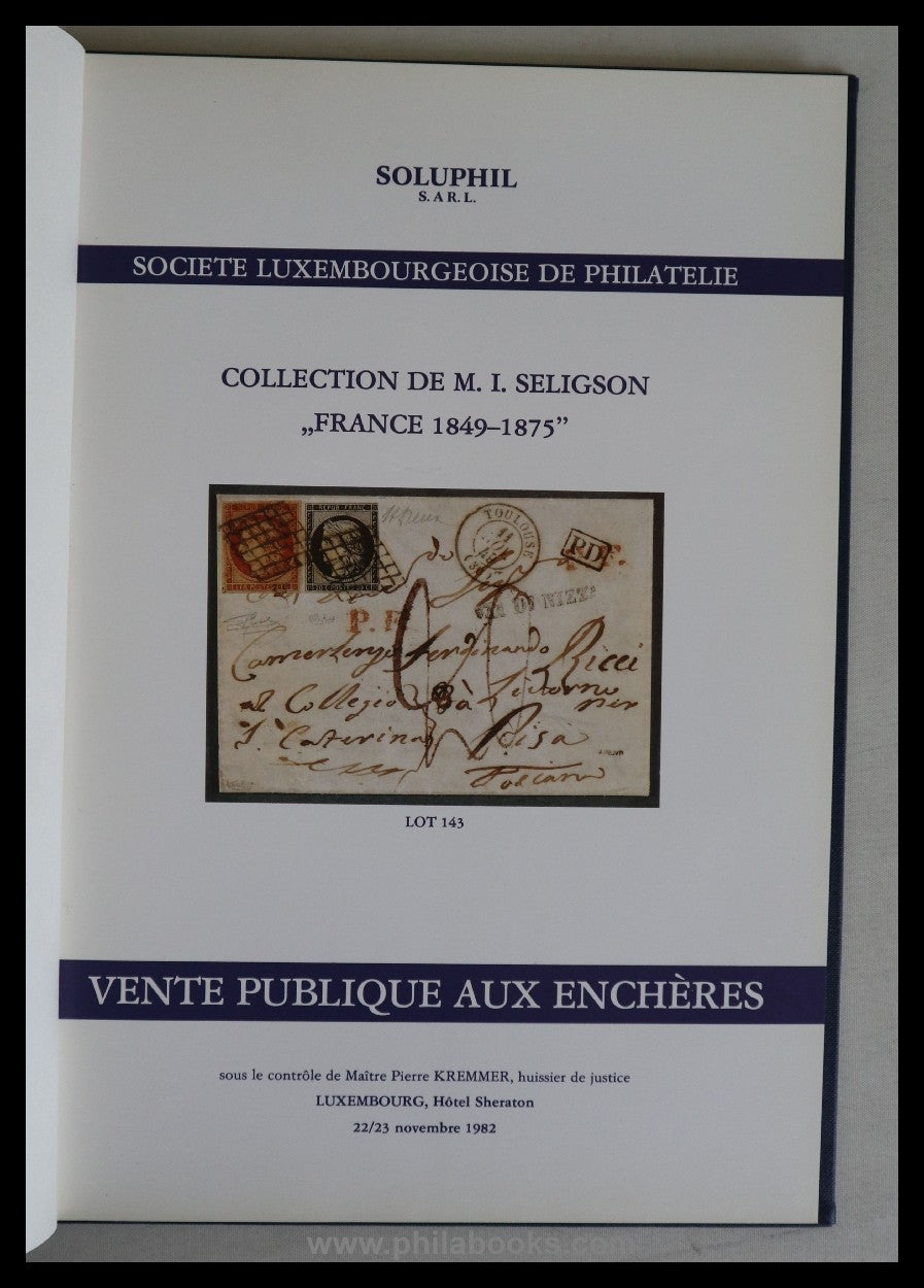 Soluphil, auction, 1982-11 'Seligson'