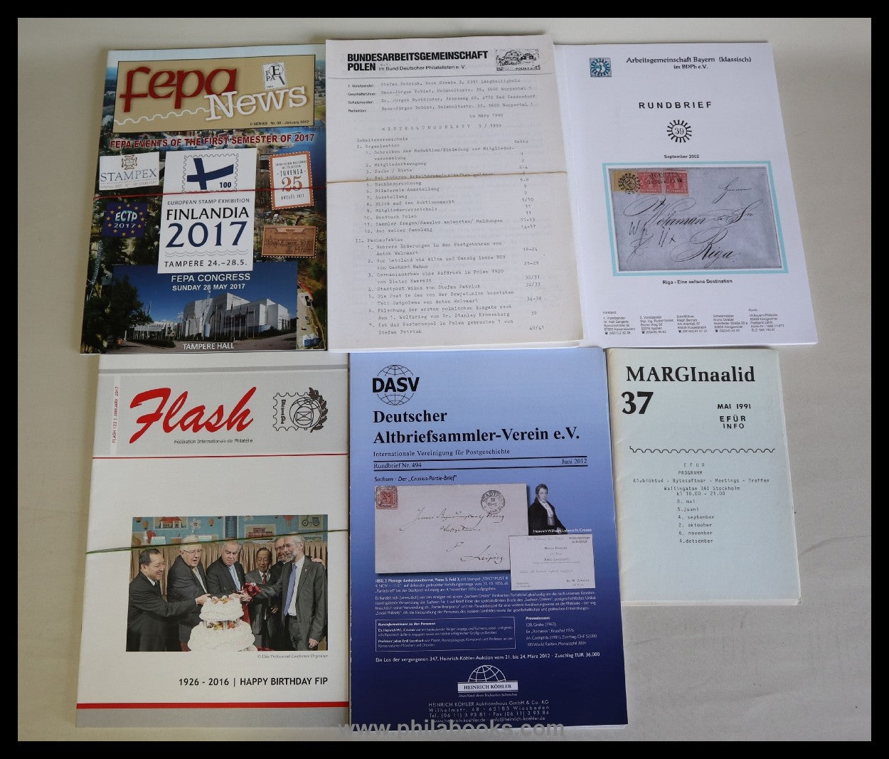 Zeitschriften Baltische Staaten, hier ein großes Konvolut von phil ...
