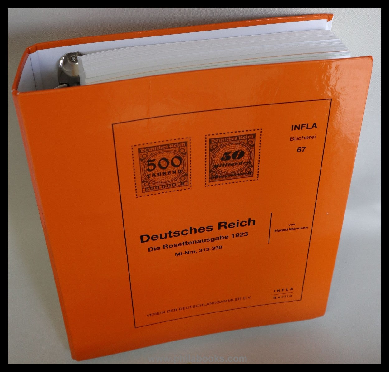 Mürmann, H., Deutsches Reich, Die Rosettenausgabe 1923, Mi-Nrn. 31 ...