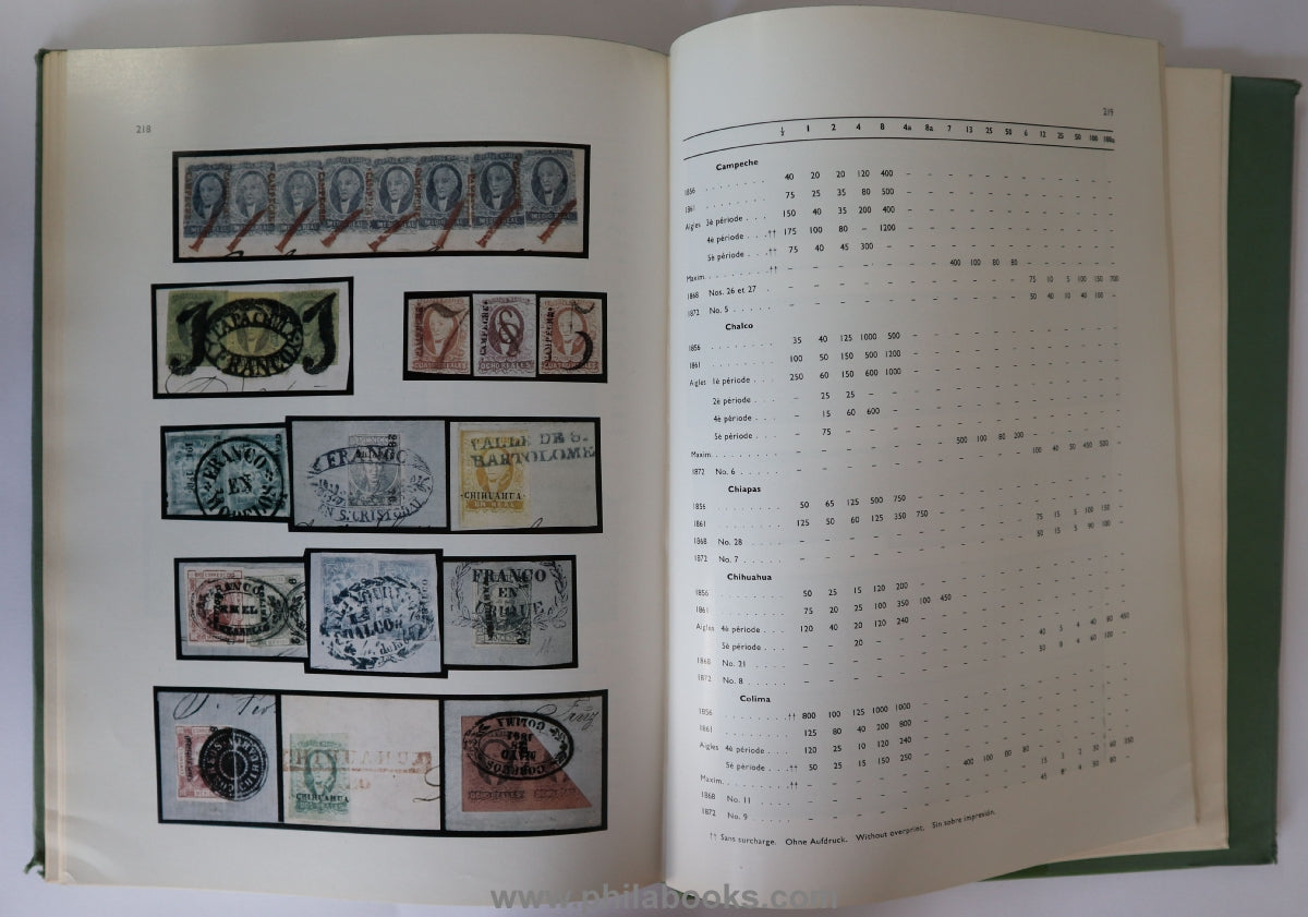 Schatzkes, J., The Cancellations of Mexico 1856- 1874, Obliteratio ...