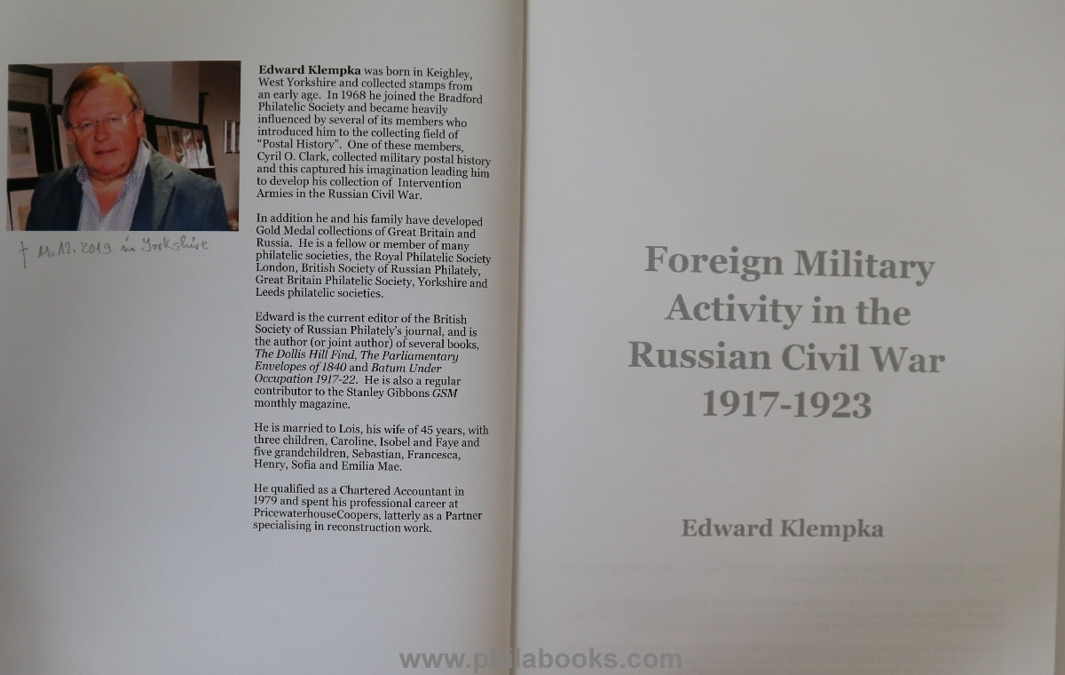 Klempka, E., Foreign Military Activity in the Russian Civil War 19 ...