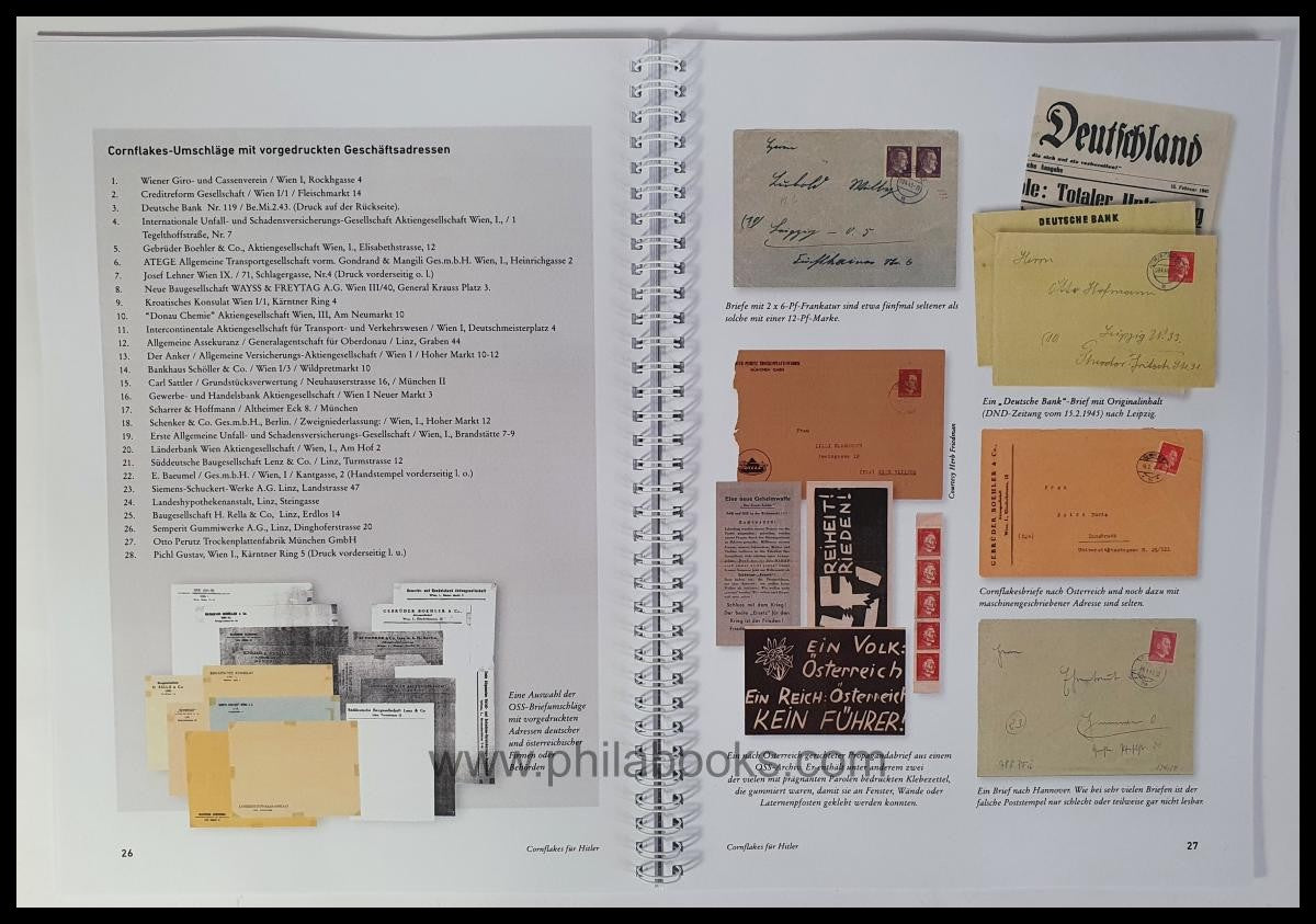 Baldus, W., Cornflakes für Hitler, Die amerikanische Briefmarkenfä ...