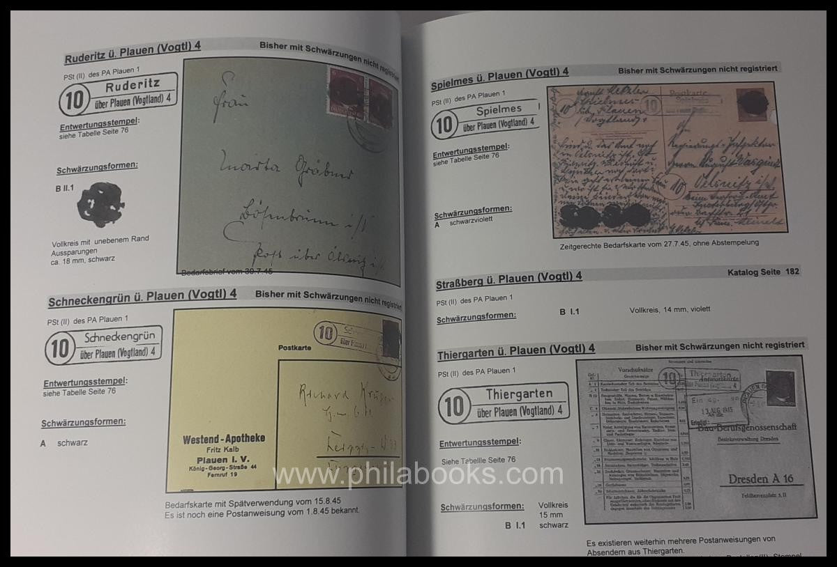 Hohlbein/Sasama/Rietze, Sächsische Schwärzungen 1945, Nachtrag der ...