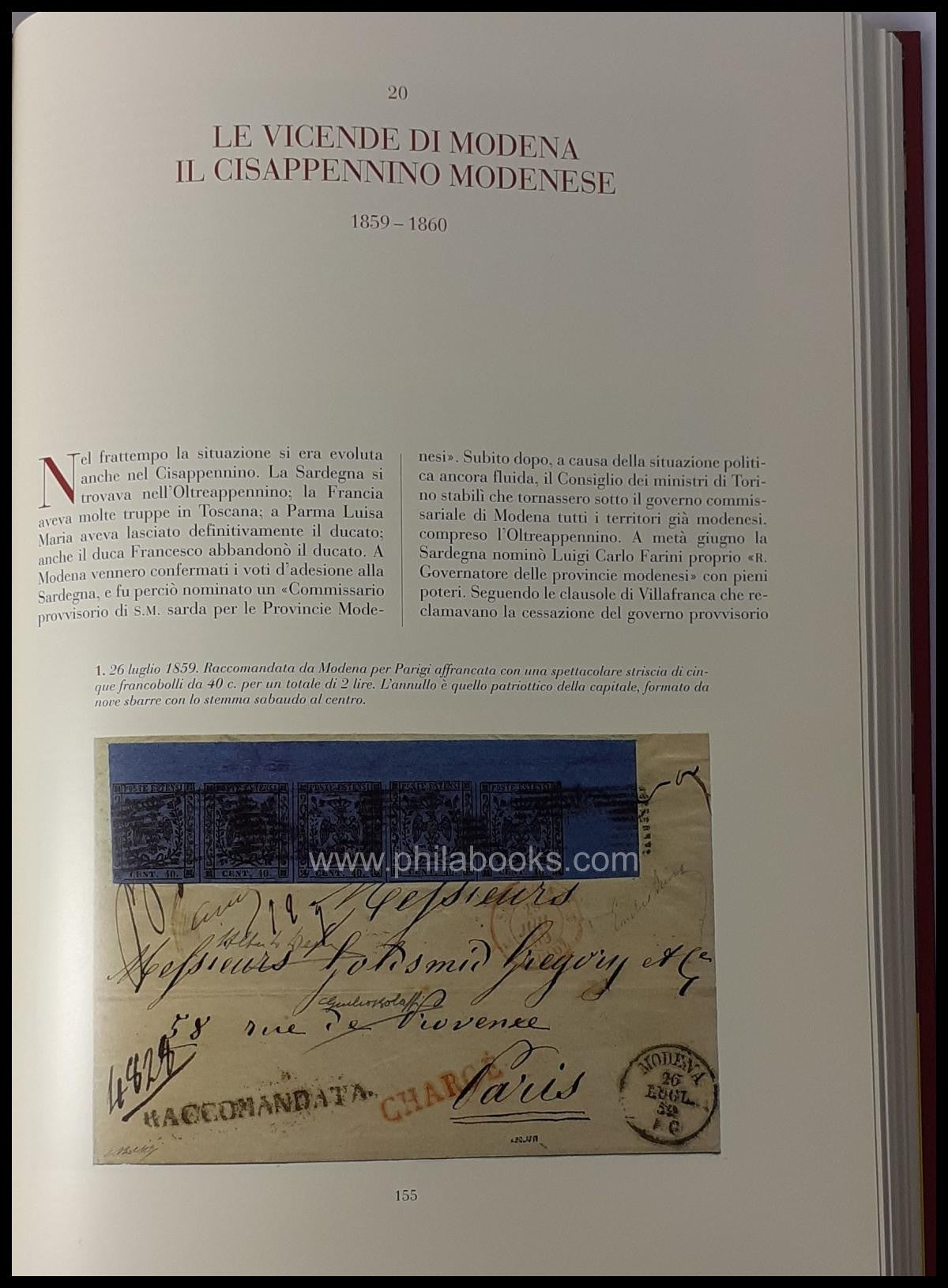 Crevato-Selvaggi B., Quel Magnifico Biennio 1859-1861, Fed. Filates...