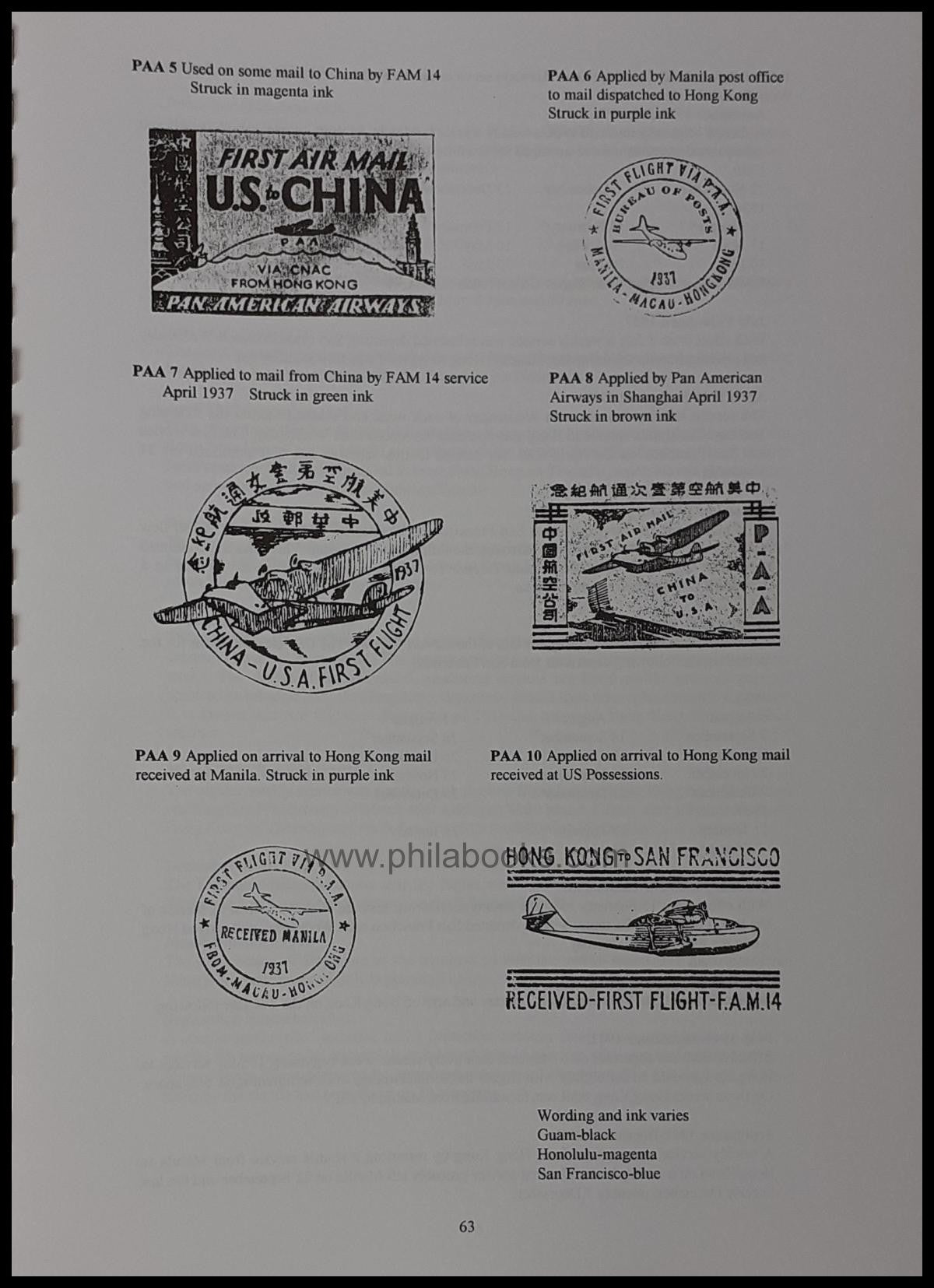 Crewe, D., Hong Kong Airmails 1924-1941, Hong Kong Study Circle, 2 ...
