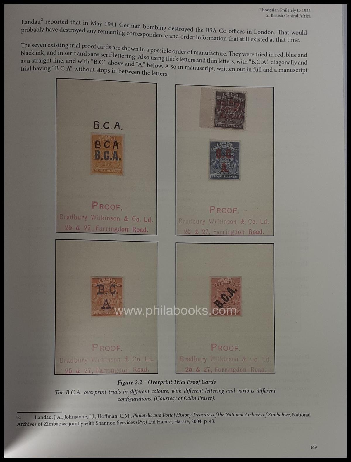 Trotter, B./Hoffman, C./ Flanagan, P. Rhodesian Philately up to 19 ...