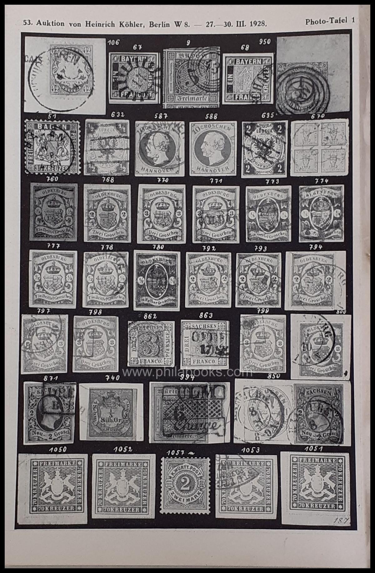 Heinrich Köhler, Auction 053, 1928-03