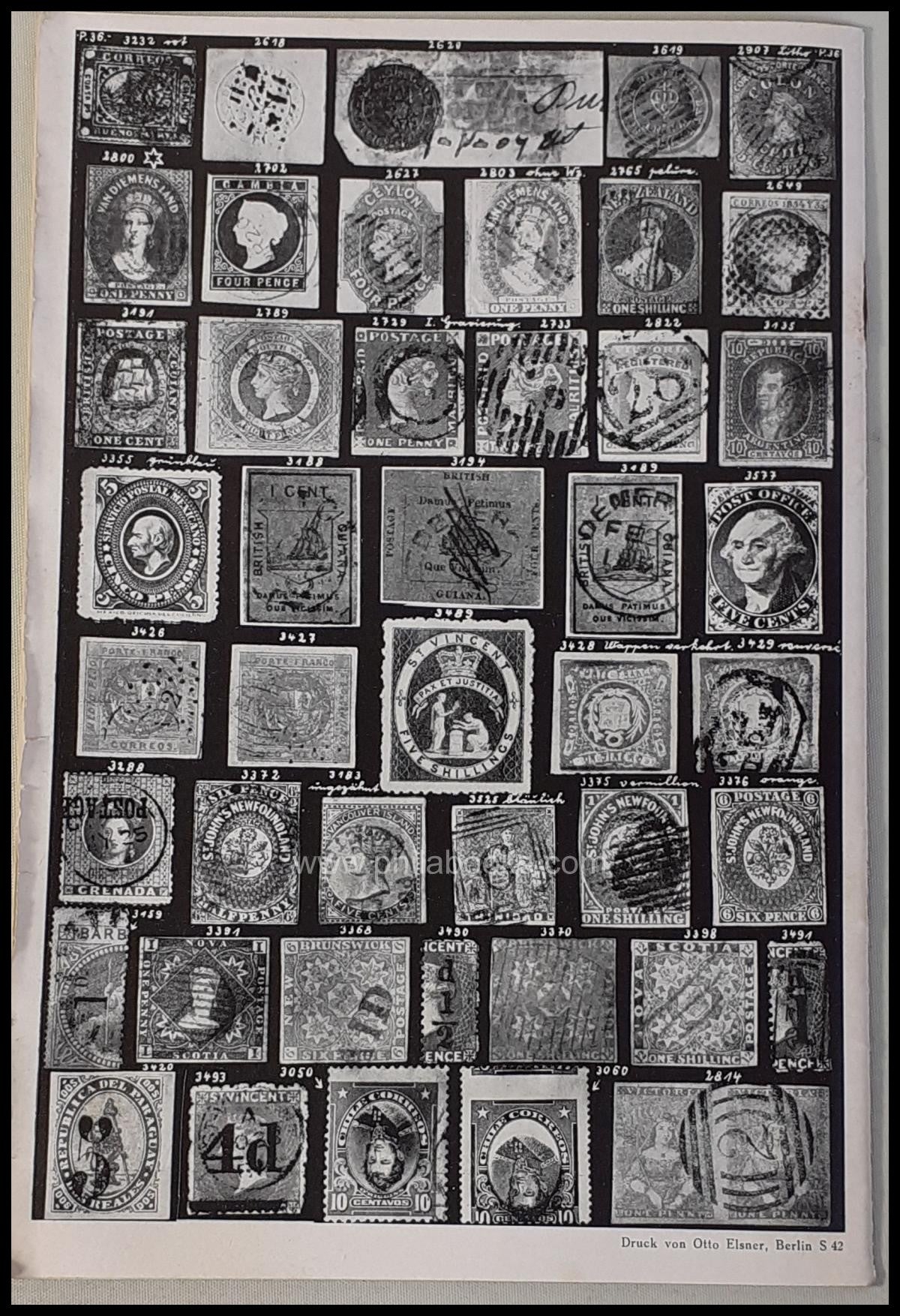 Heinrich Köhler, stamp auction No. 84, in the Künstlerhaus Berlin ...