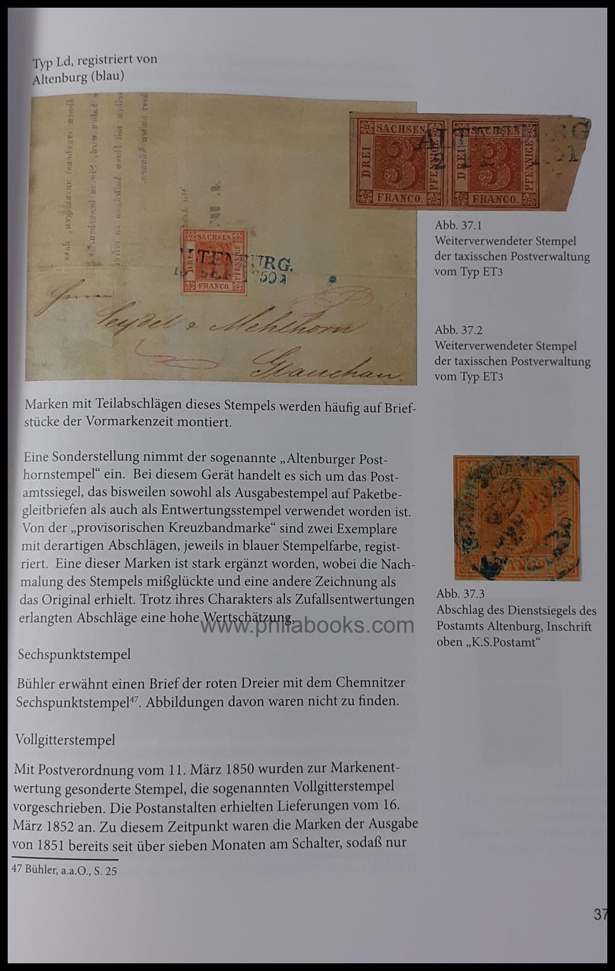 Herbst, Jürgen: Handbook of the Saxon Franco stamps and their ...
