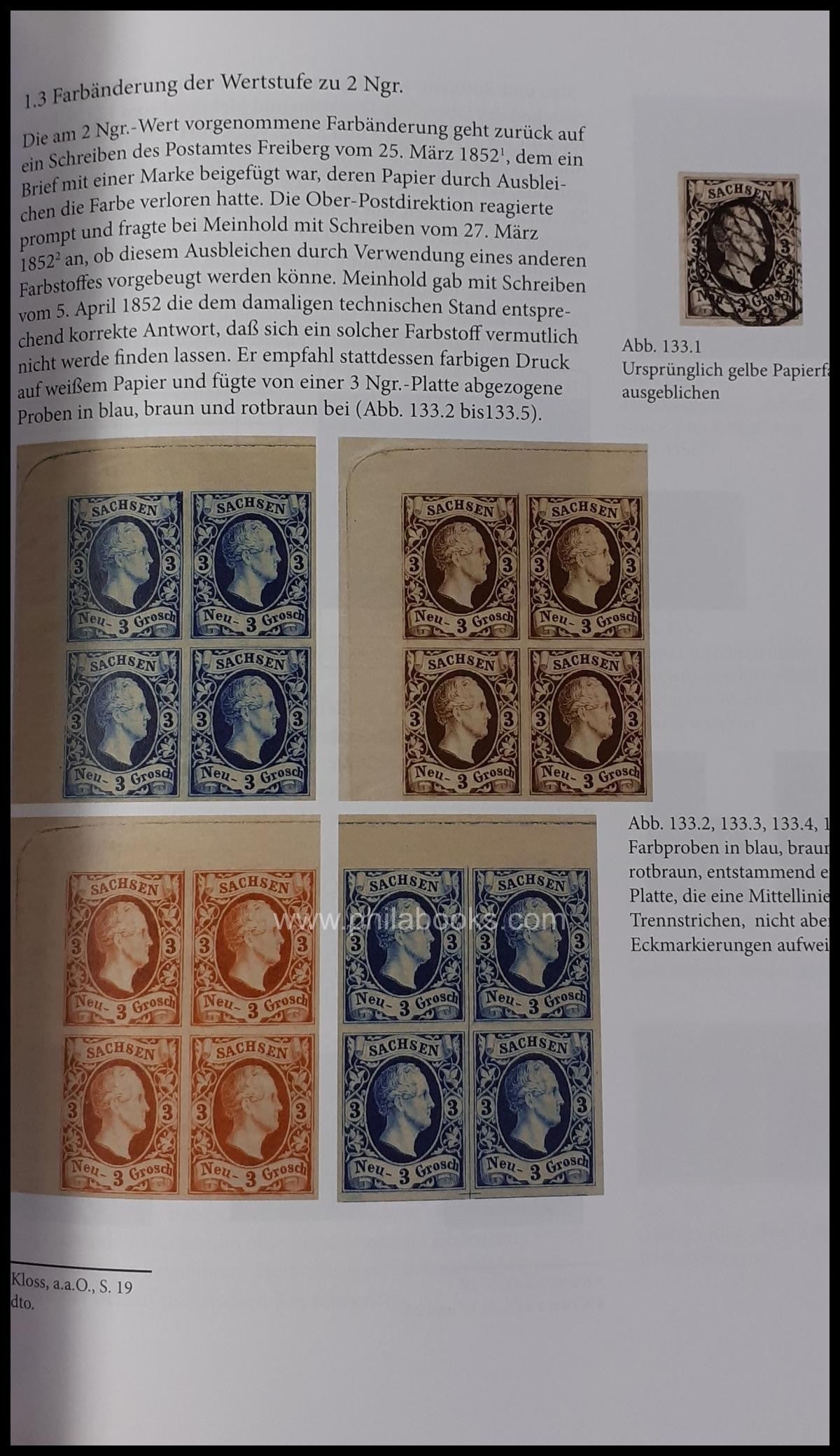 Herbst, Jürgen: Handbook of the Saxon Franco stamps and their ...