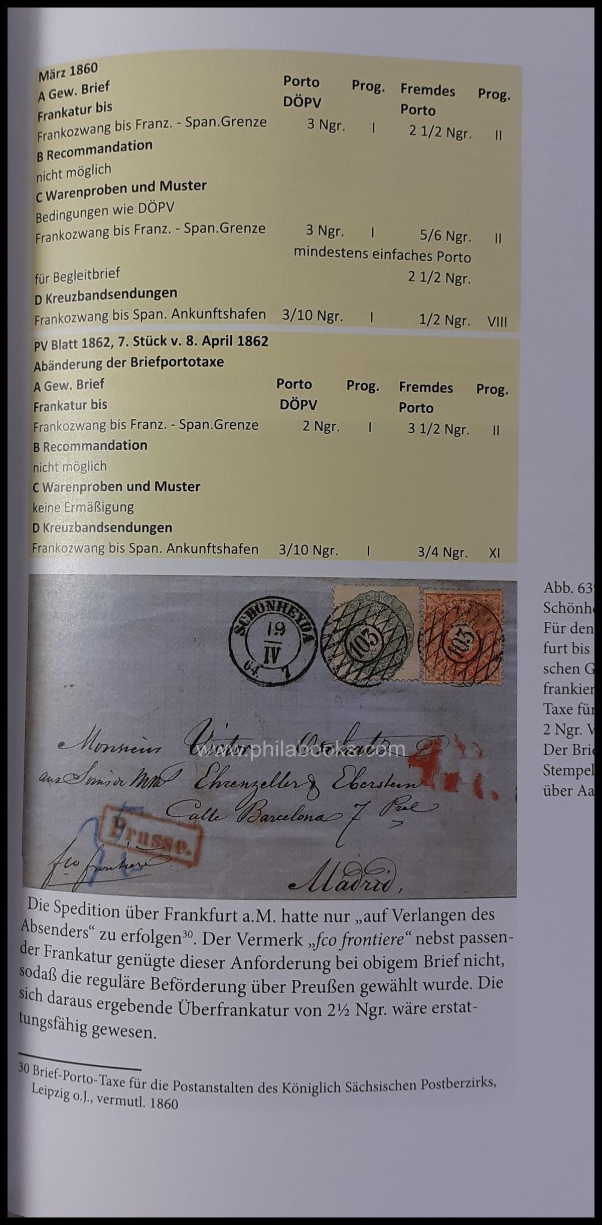 Herbst, Jürgen: Handbook of the Saxon Franco stamps and their ...