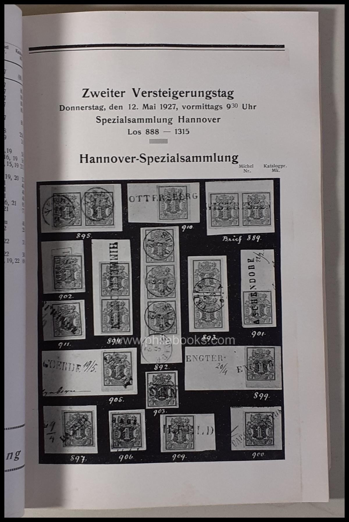 Grobe, Auktion 018, 1927-05