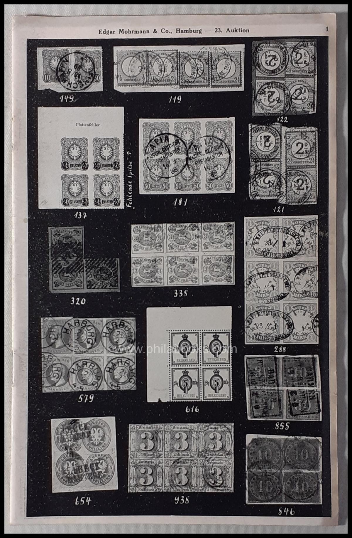 Mohrmann-Munich, Auction 023, 1934-05