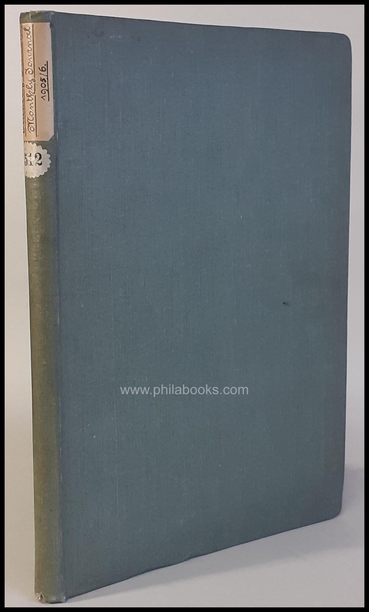 Stanley Gibbons Monthly Journal, Vol. XVI,  July 1905, to June 190 ...