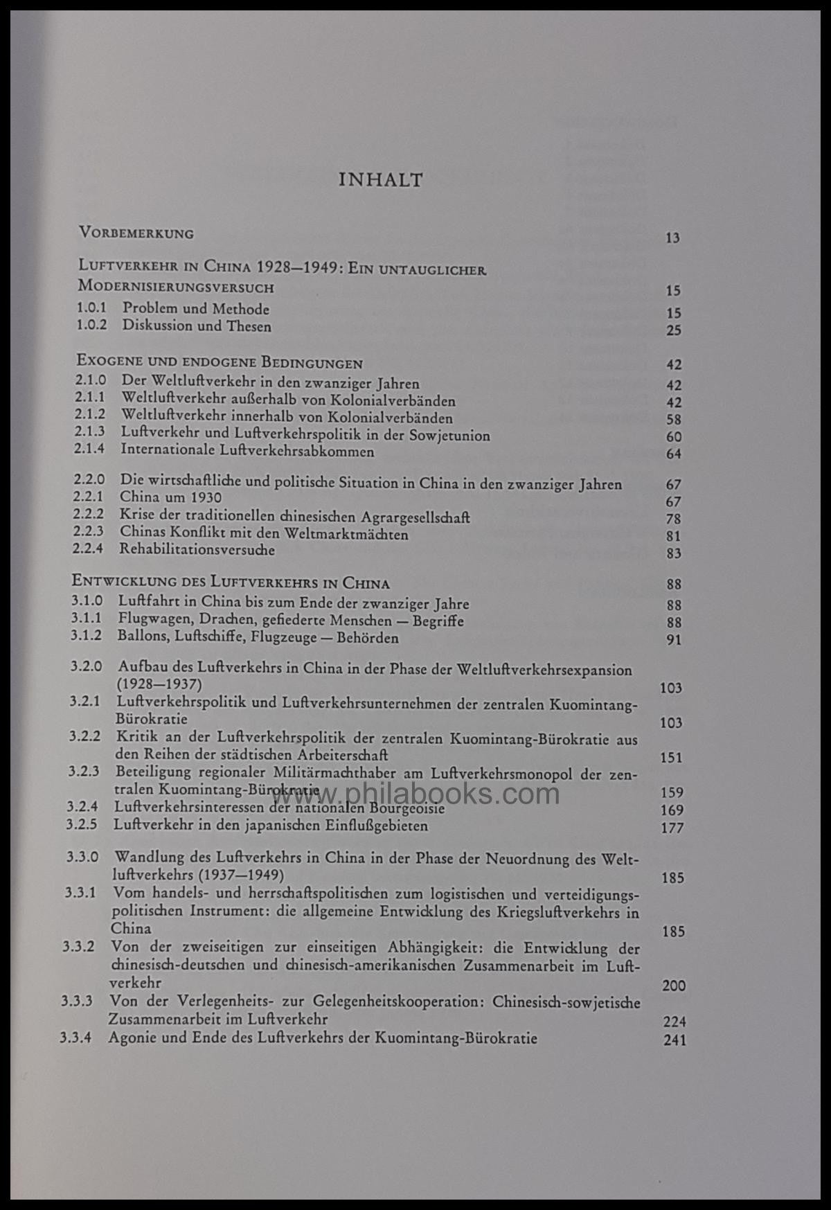 Wiethoff, Bodo: Air traffic in China 1928-1949, materials for a ...